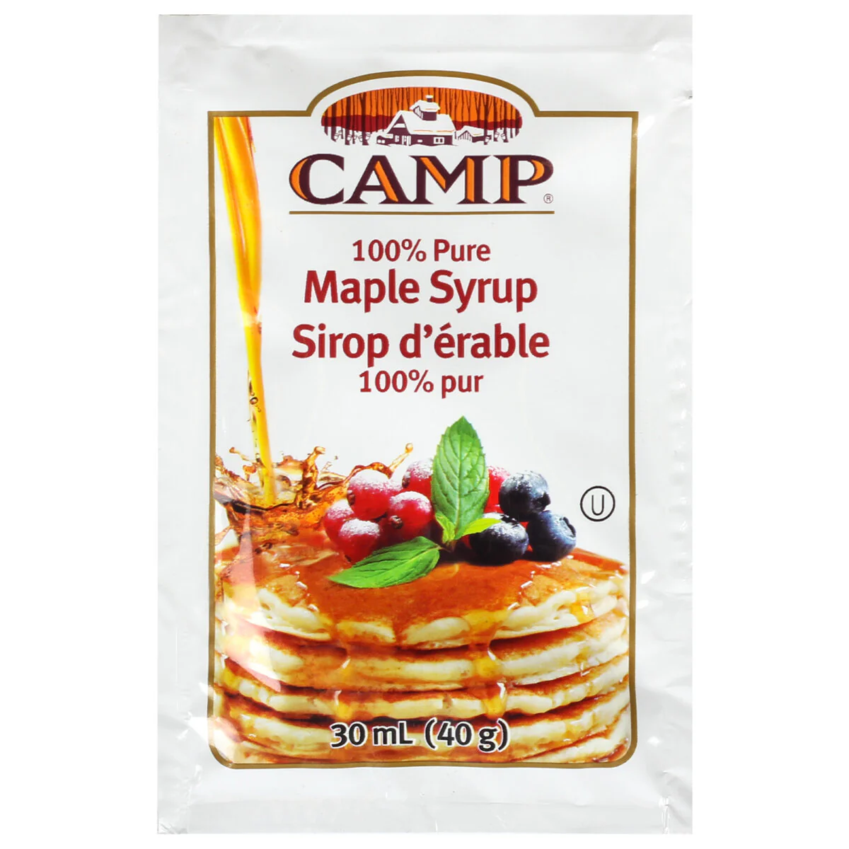 100% Pure Maple Syrup Single-Serve Sachets, 30ml [Product of Canada, Robust Taste]