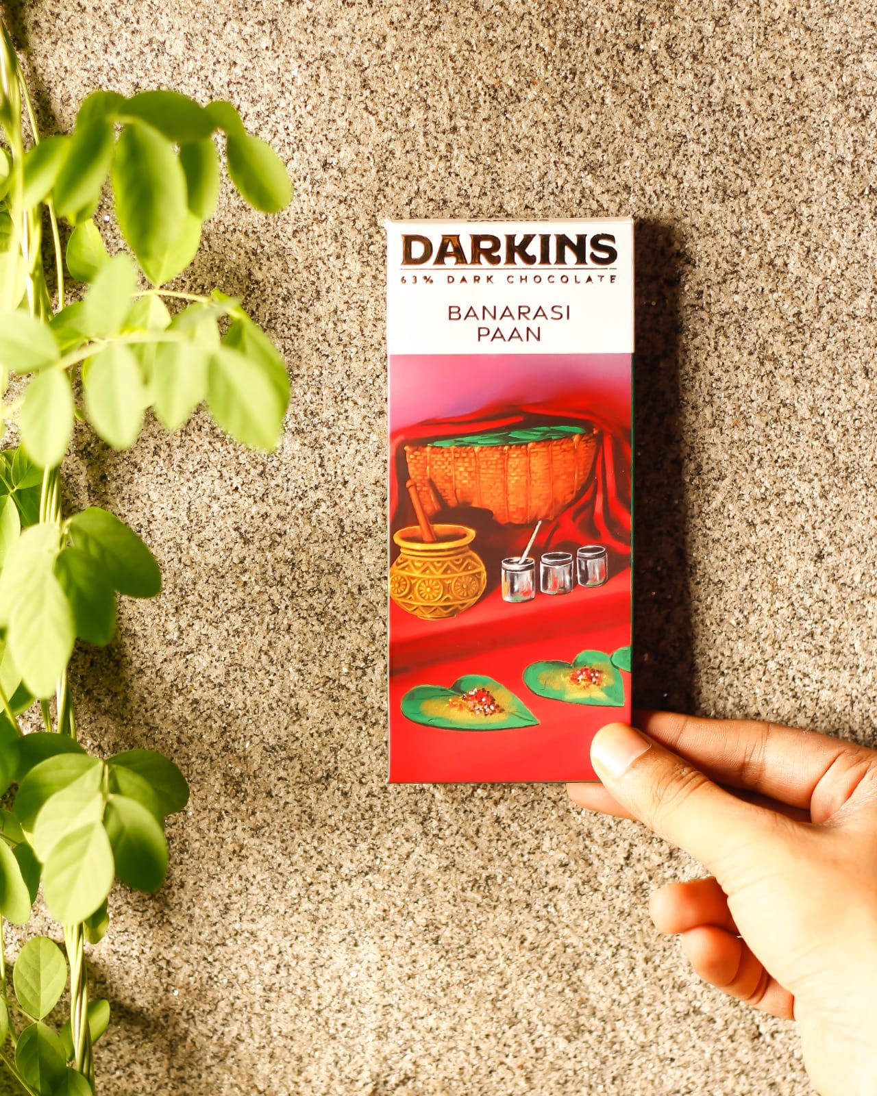 63% Artisanal Dark Chocolate with Paan, 50g