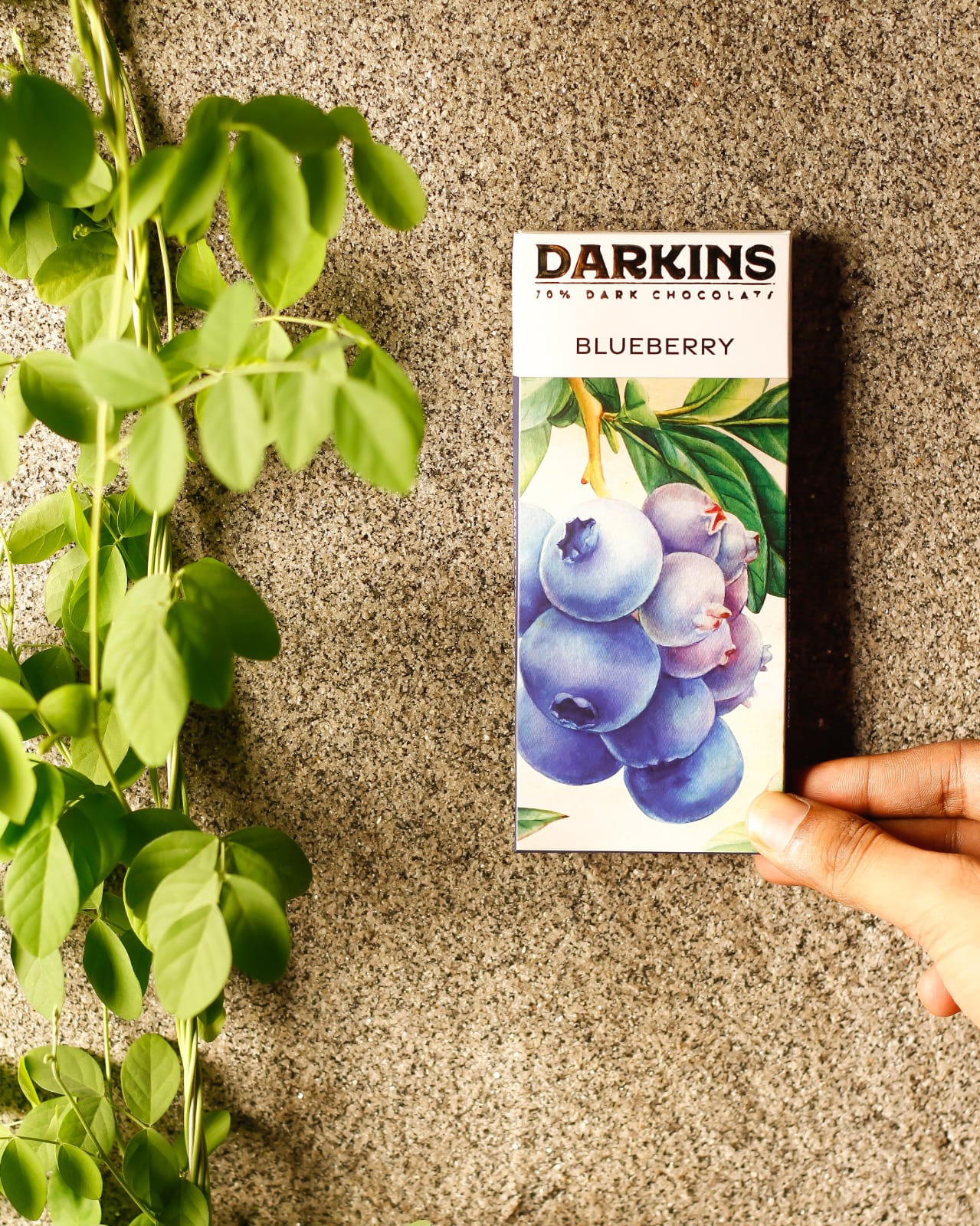 70% Dark Chocolate with Blueberries, 50g