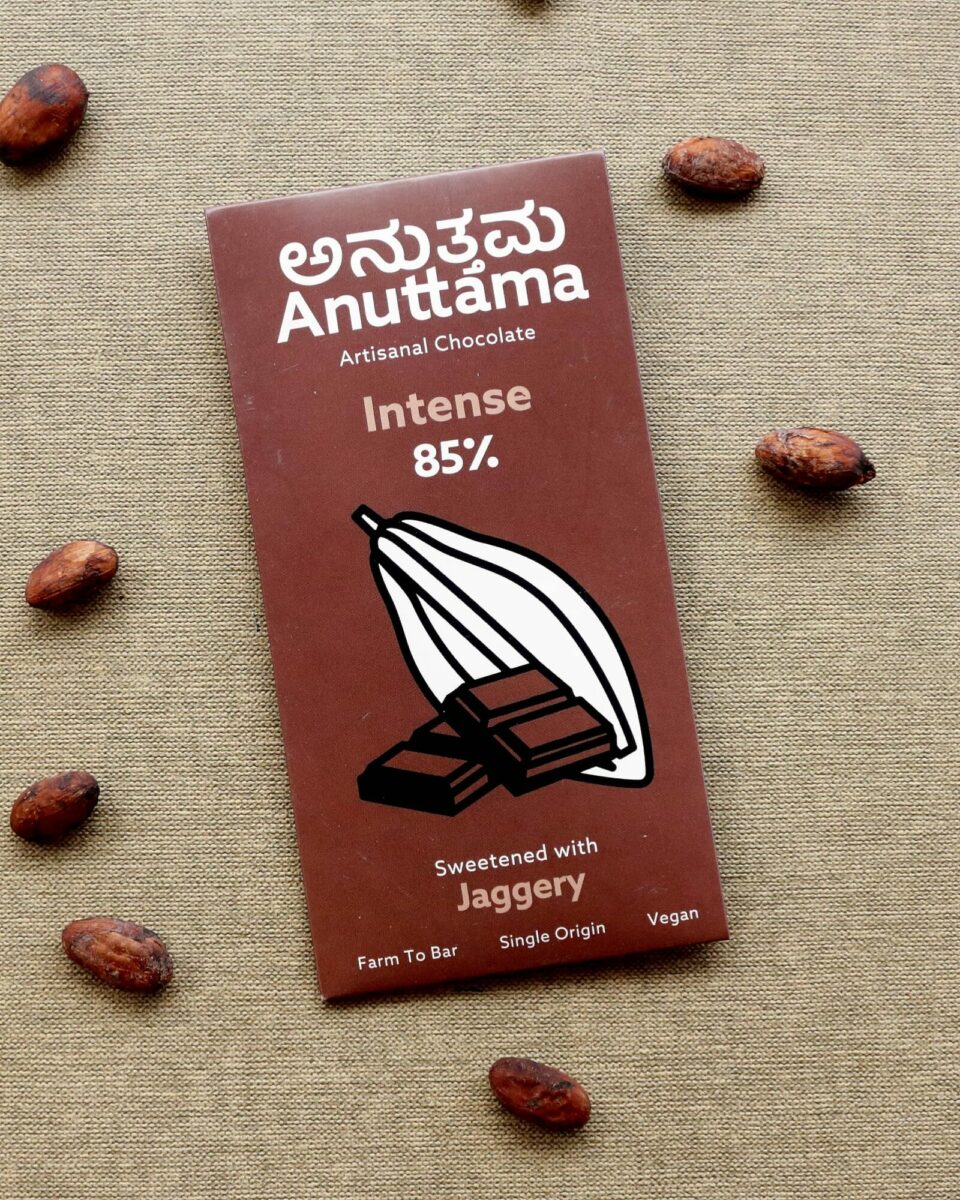85% Dark Chocolate,50g (Intense, Deep Cocoa Experience)