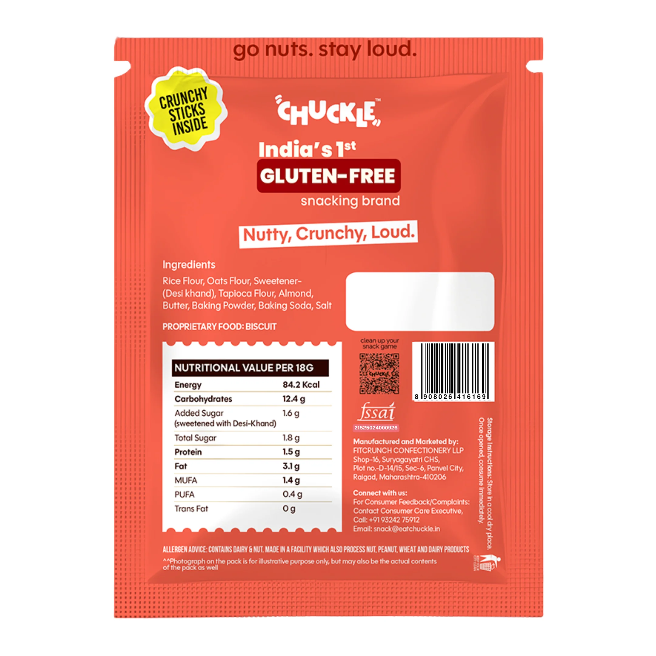 Almond Biscotti,50g (Real Almond, Gluten-Free, No Palm Oil) - Image 2