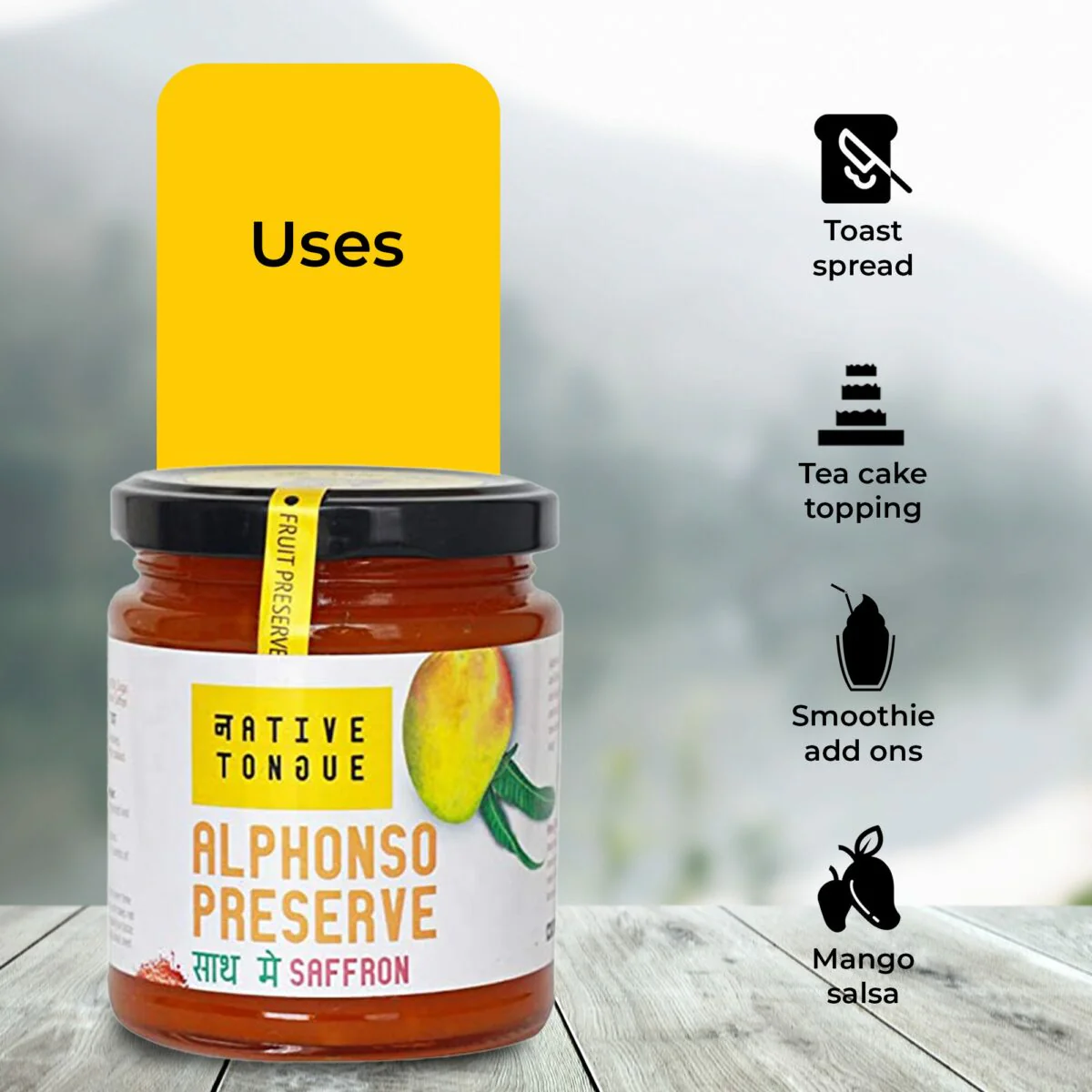Alphonso Preserve with Saffron, 210g - Image 2