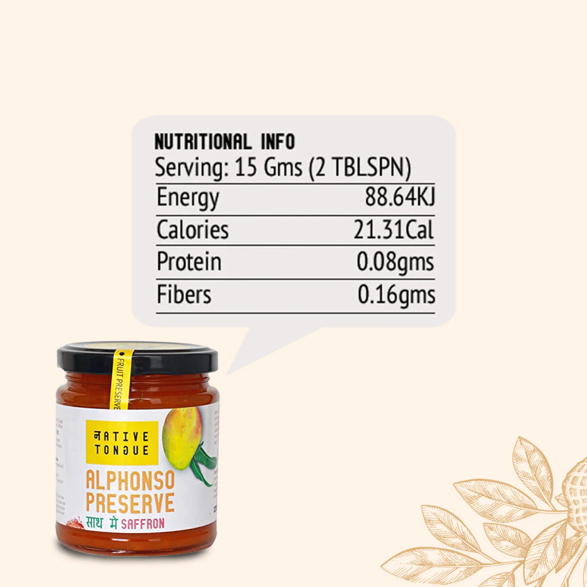 Alphonso Preserve with Saffron, 210g - Image 4