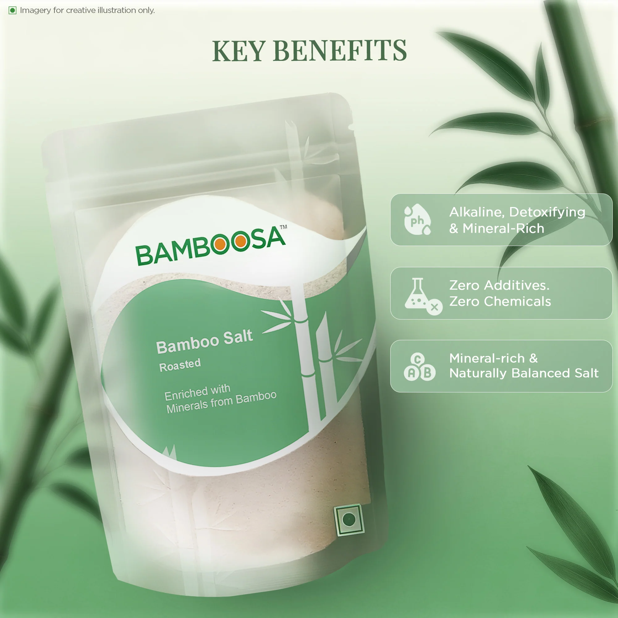 Bamboosa 3x Bamboo Roasted Salt, 250g (Mineral-Rich | Alkaline Salt | Cooking & Wellness) - Image 6