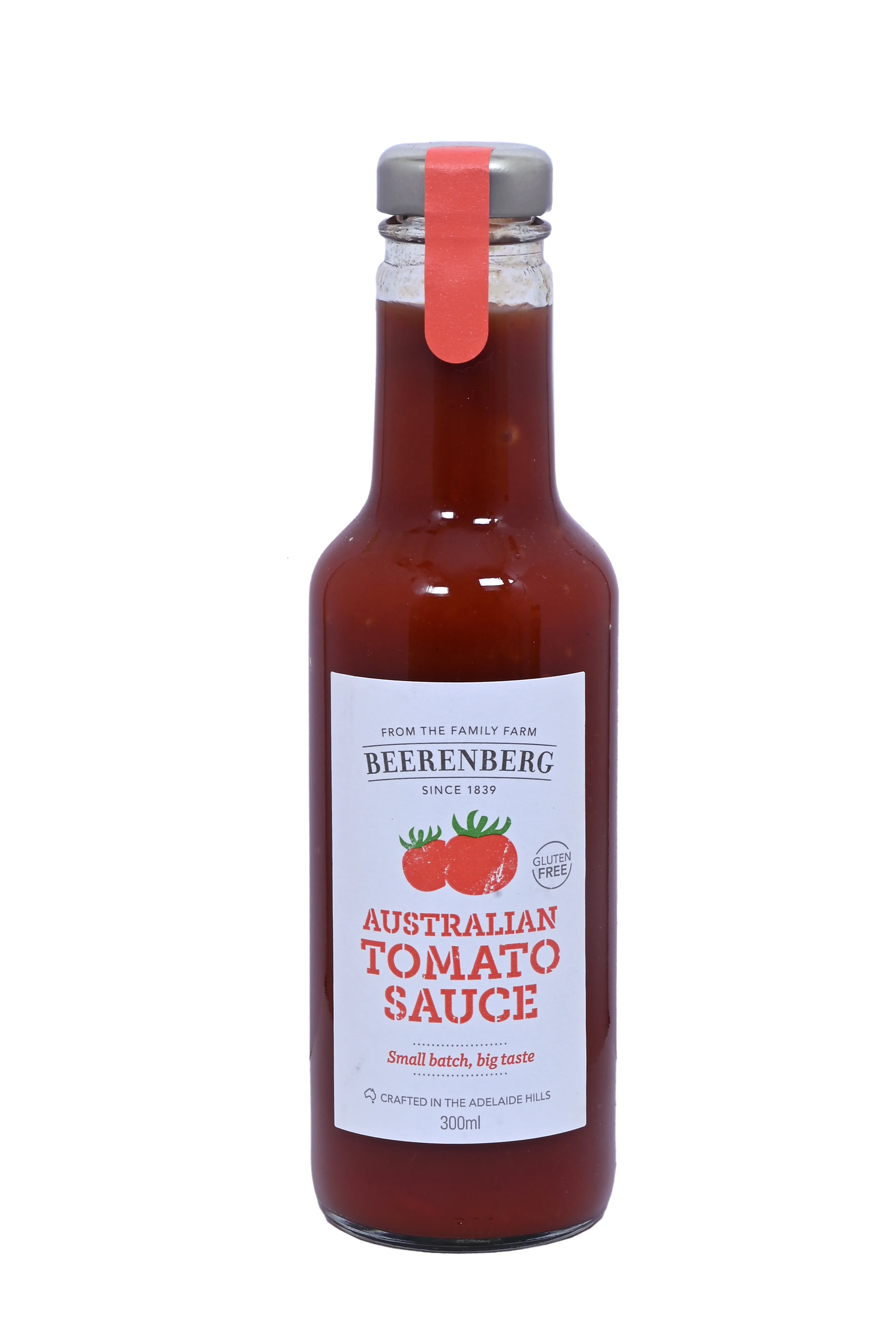 Beerenberg Australian Tomato Sauce, 300ml (Rich & Flavorful Tomato Condiment for Everyday Meals)