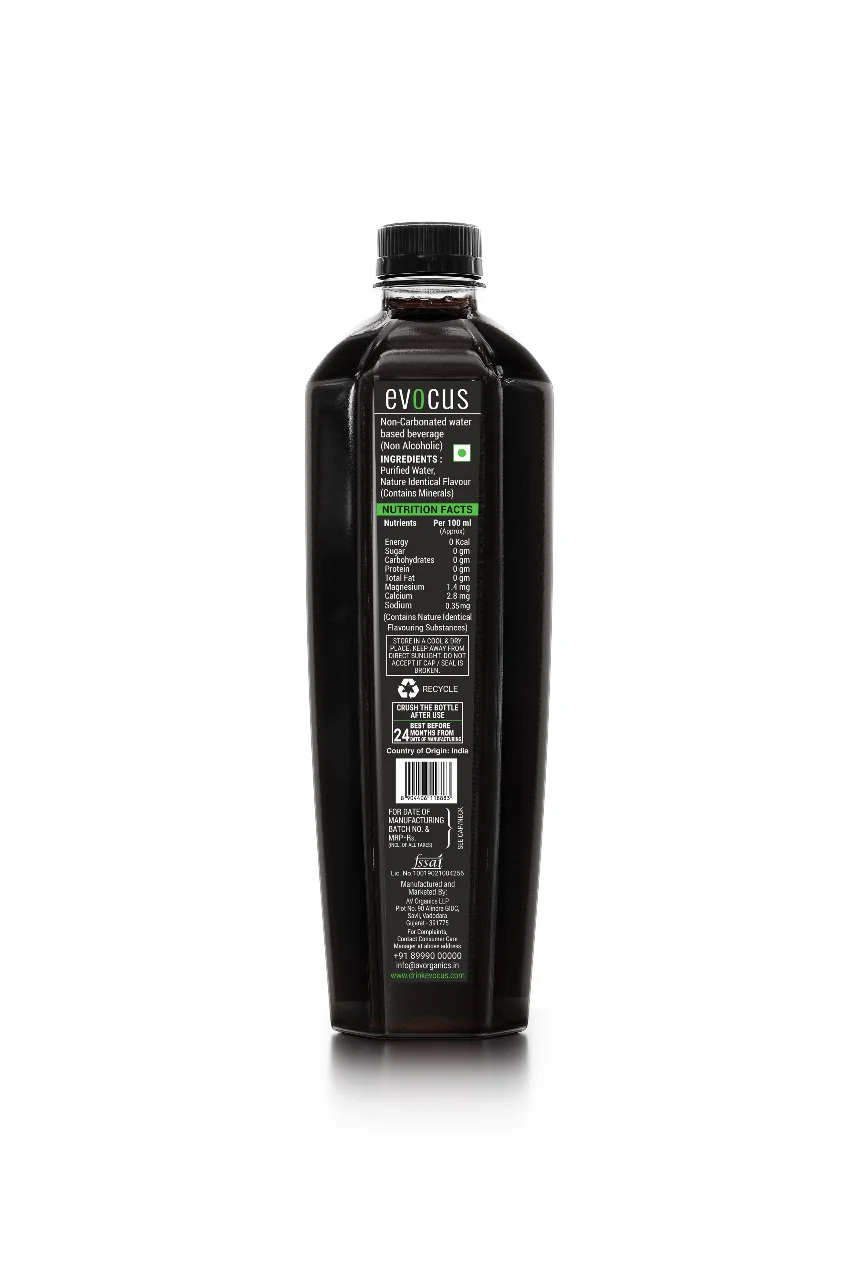 Black Alkaline Beverage, 500ml - Image 2
