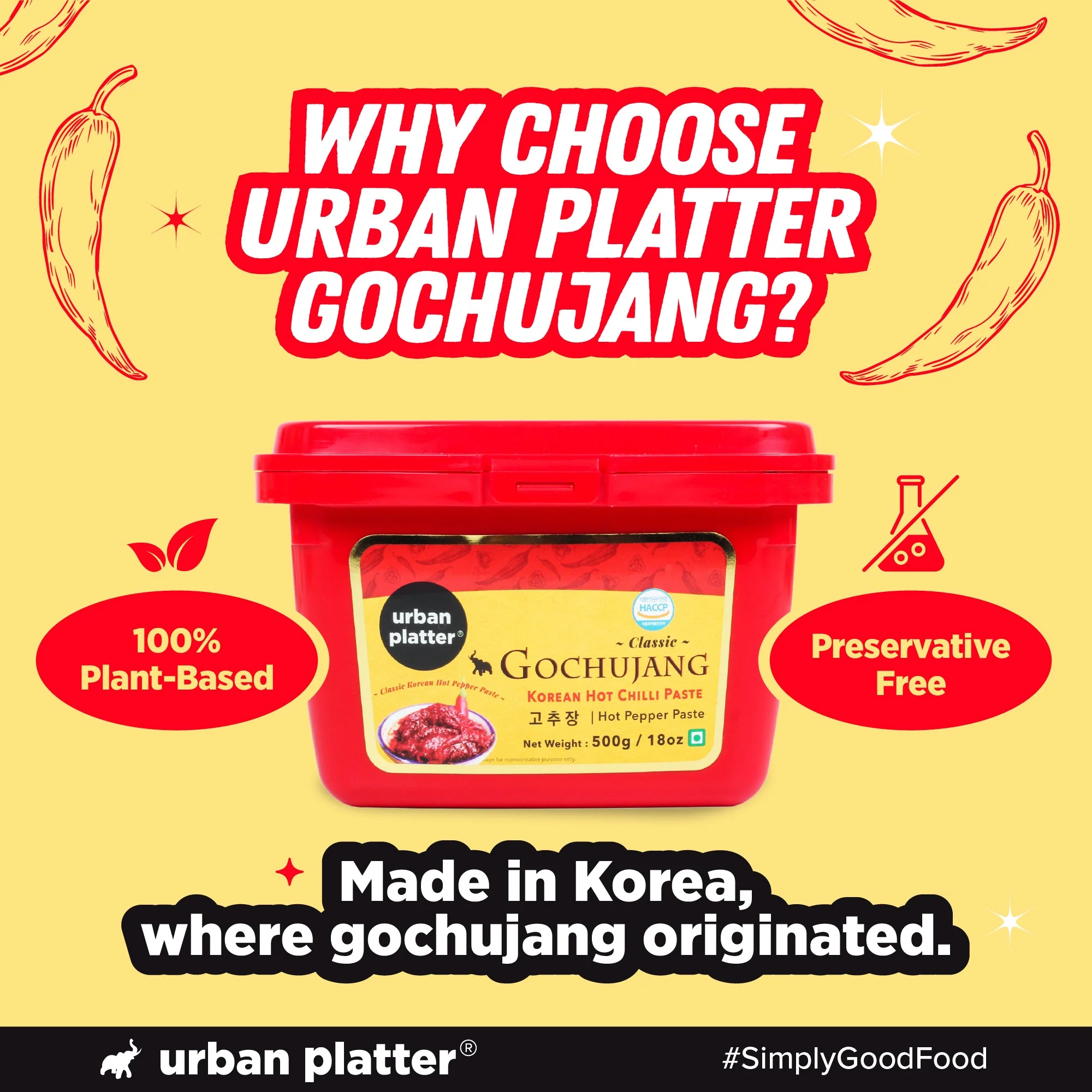 Korean Gochujang Paste 500g (Fermented Chilli Paste, Spicy-Sweet Umami, Plant-Based, For Bibimbap & Tteokbokki) - Image 4