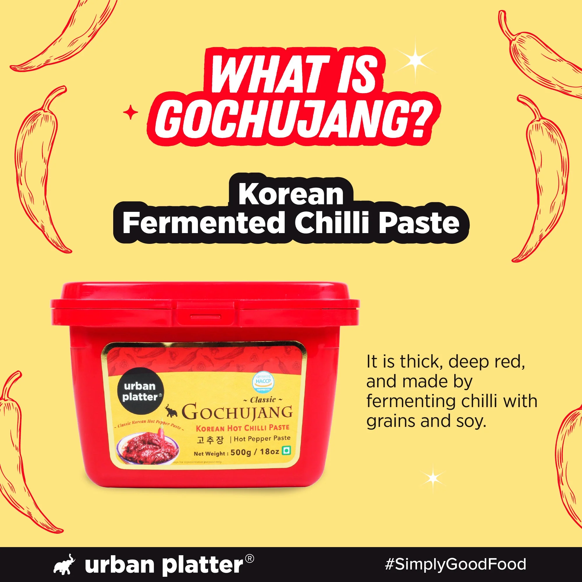 Korean Gochujang Paste 500g (Fermented Chilli Paste, Spicy-Sweet Umami, Plant-Based, For Bibimbap & Tteokbokki) - Image 5