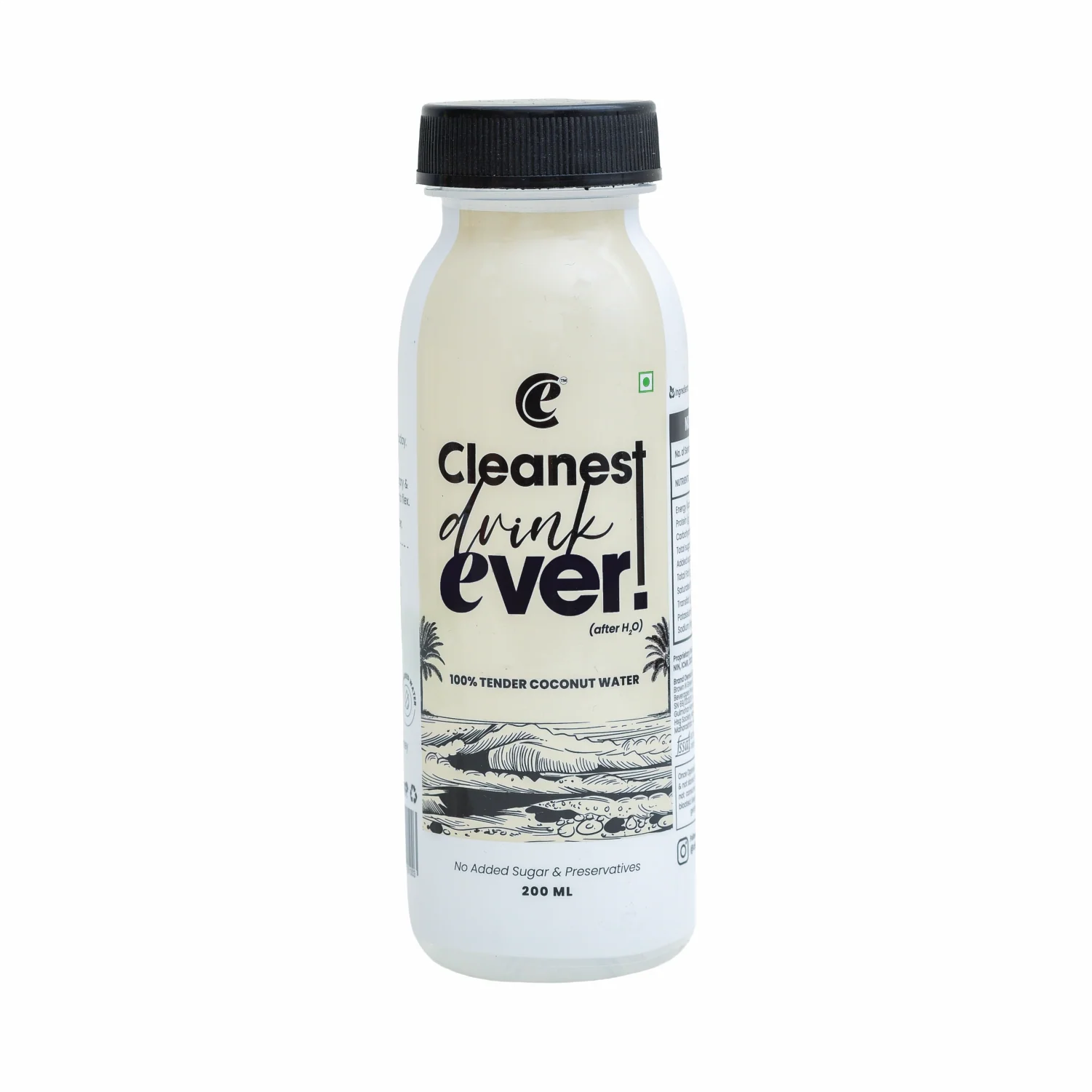 100% Natural Tender Coconut Water, 200ml, Pack of 4 (No Added Sugar, No Preservatives) - Image 2