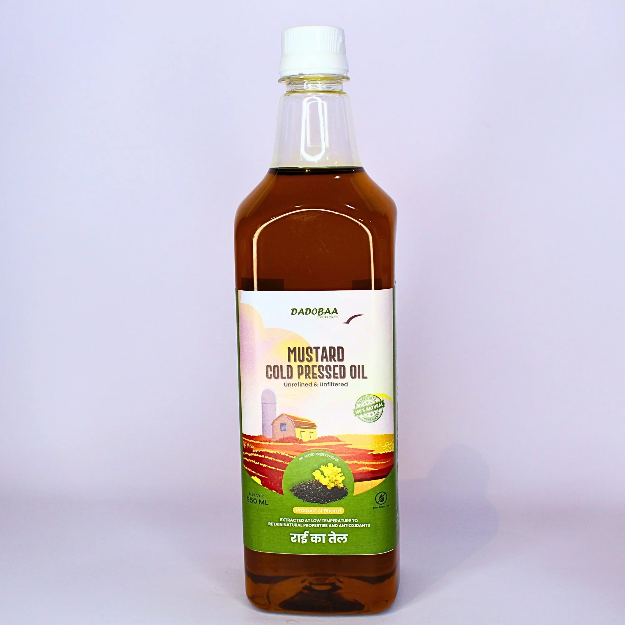 Cold Pressed Mustard Oil, 950 ml