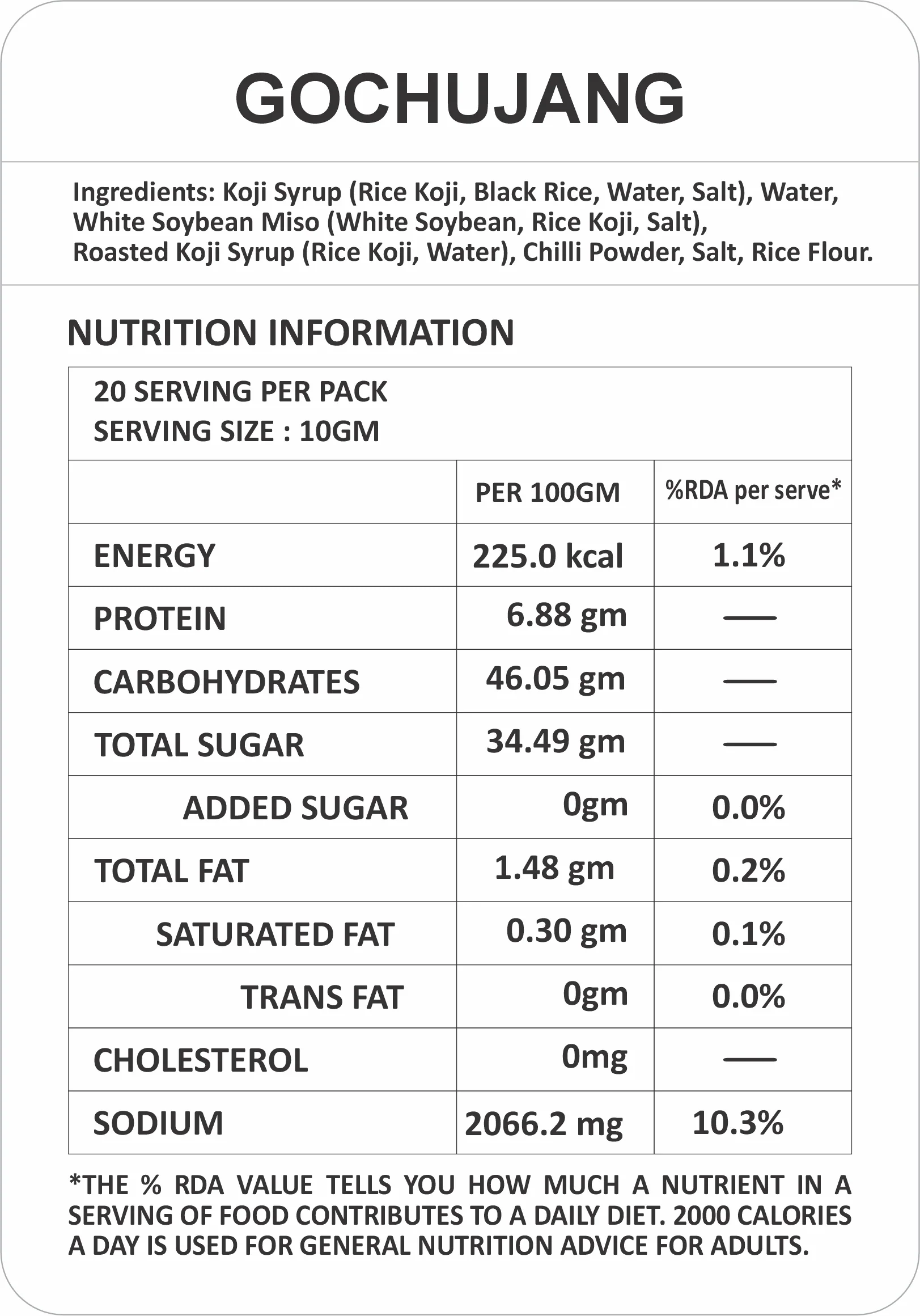 Gochujang, 200g (Gluten-free Fermented Chilli Paste) - Image 6