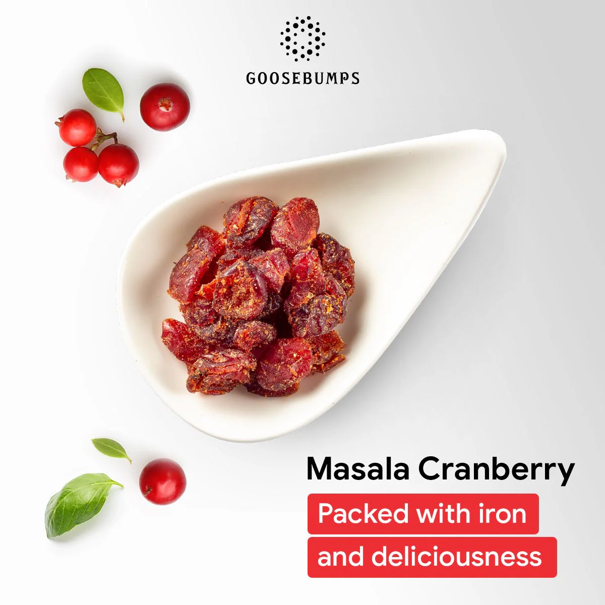 Goosebumps Masala Cranberry | Dried Cranberry | Chatpata Cranberry Healthy Snack for Kids and Adults | 150 GMS - Image 5