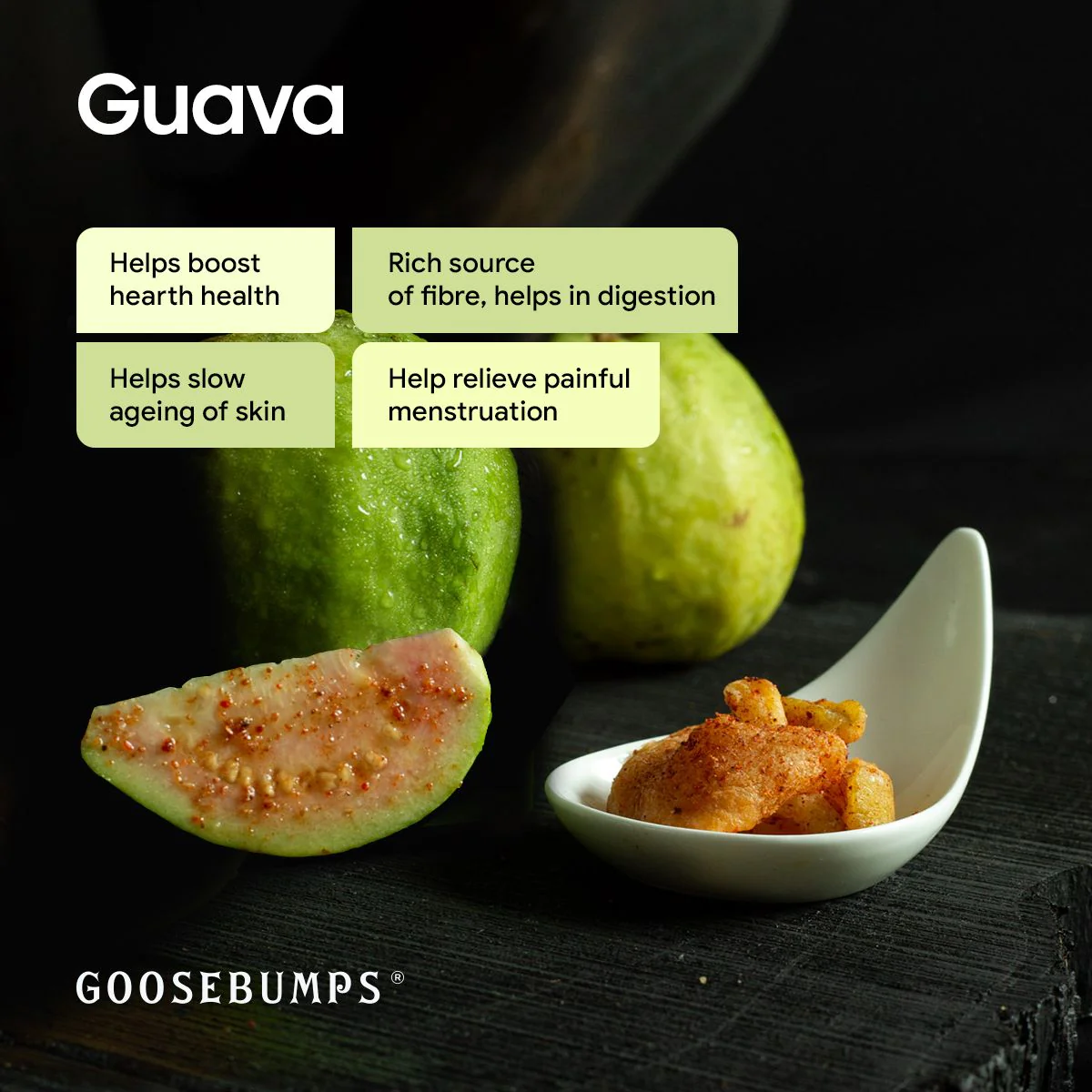 Goosebumps Masala Guava | Dehydrated Fruit | Dried Guava | Healthy & Chatpata Snack for Kids and Adults, 150g - Image 4