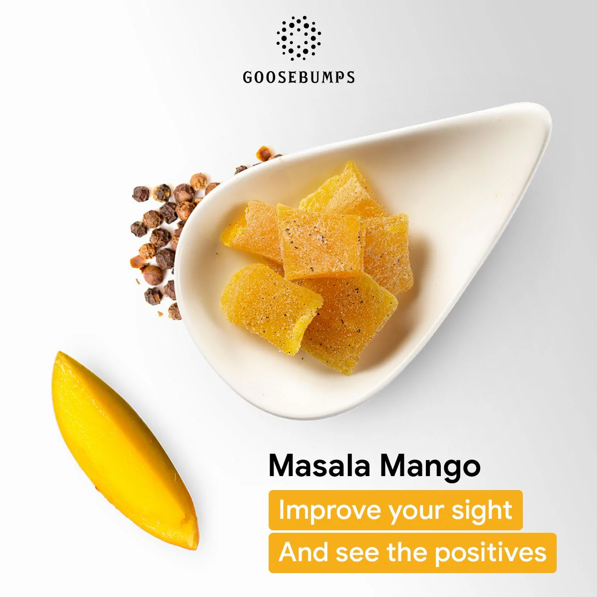 Goosebumps Masala Mango | Dried Mango | Dehydrated Fruit | Chatpata Mango Healthy Snack for kids and adults, 150g - Image 5