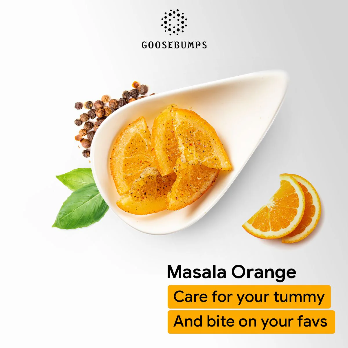 Goosebumps Masala Orange | After Meal Dried Orange Slices | Dehydrated Fruit | Chatpata Orange Healthy Snack for Kids and Adults, 150g - Image 5