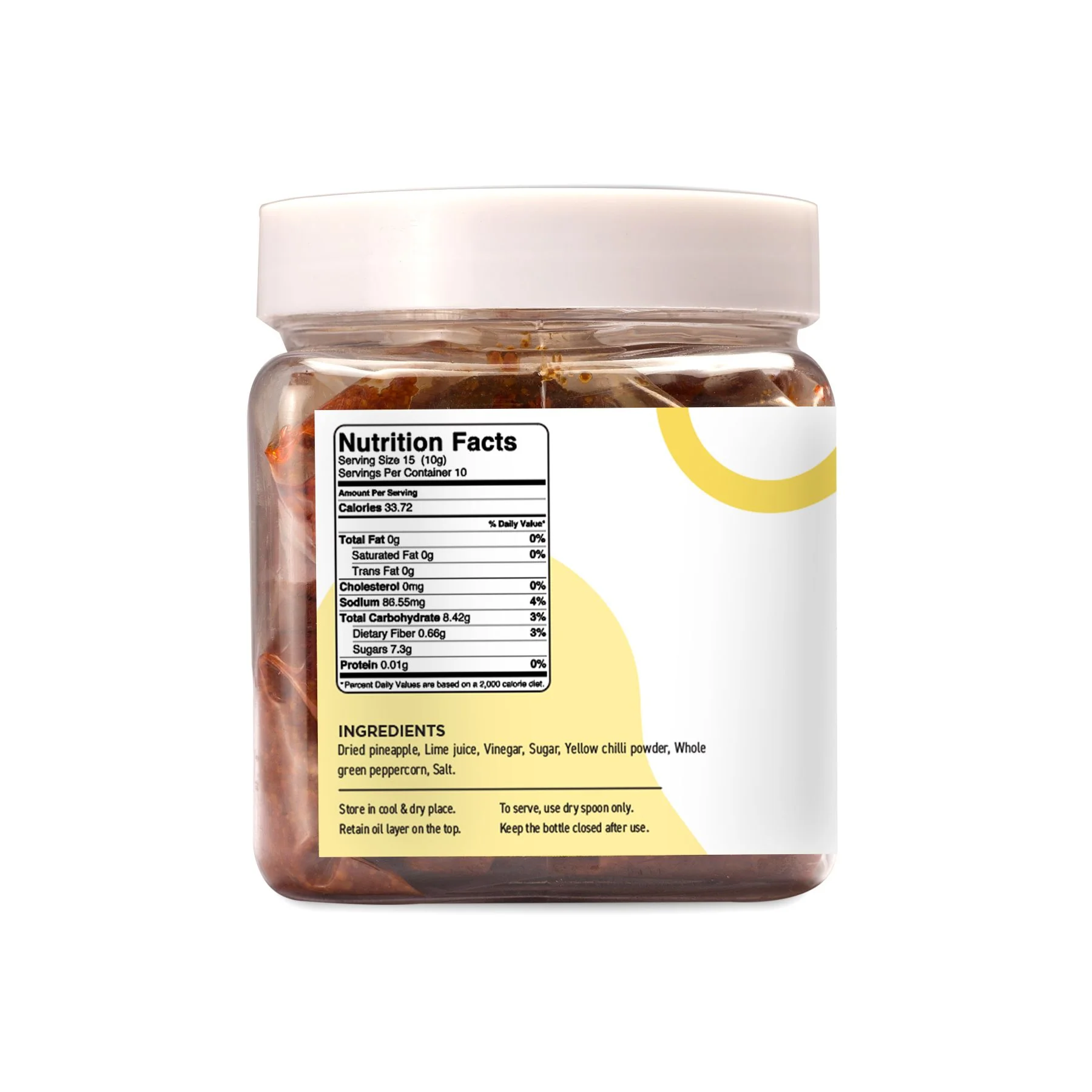 Goosebumps Pickles Pineapple Pepper Pickle | Ananus ka aachar | Exotic Indian Fruit Pickles | Innovative Pickles | Pickled Fruits | Less Oil Achar, 250 GMS - Image 2