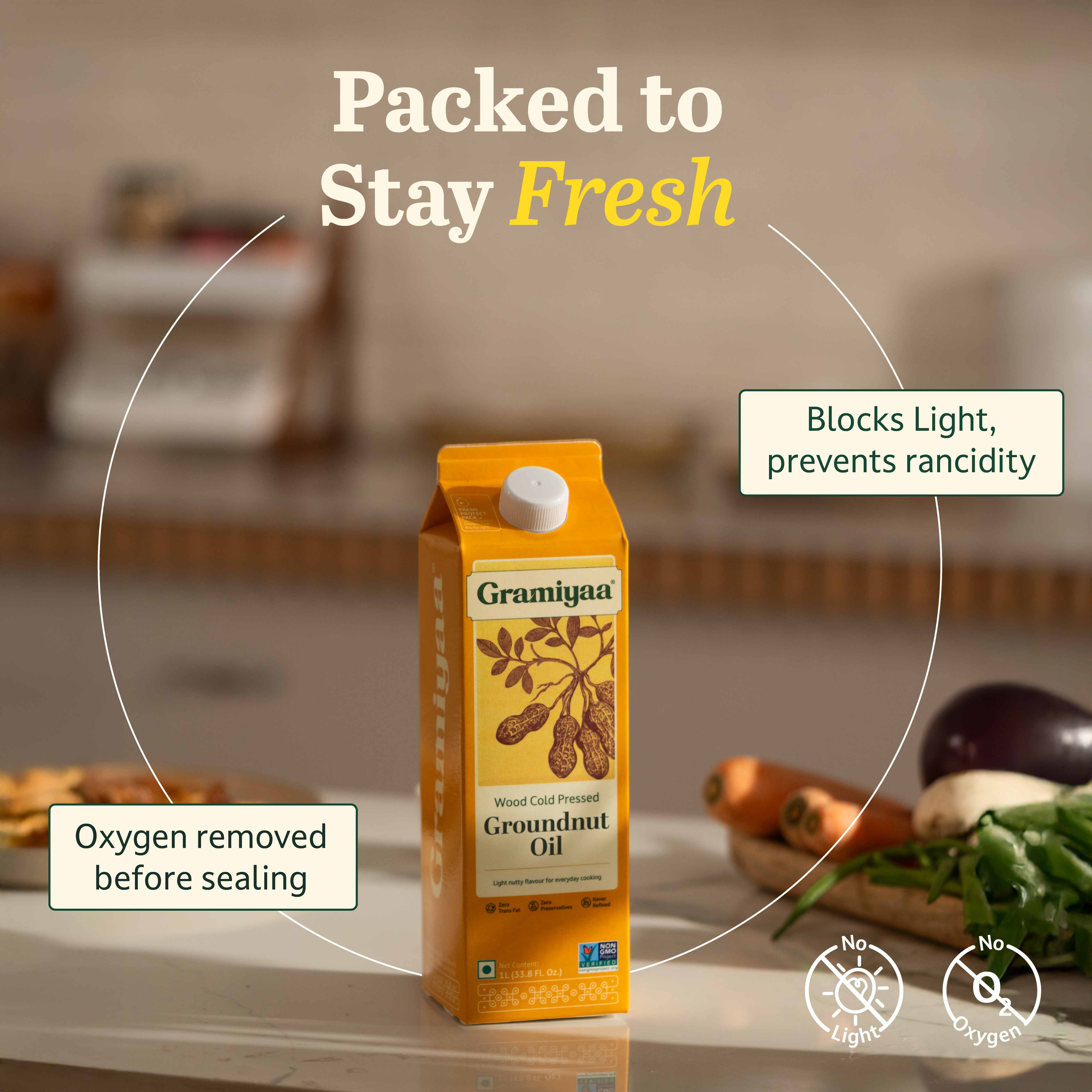 Groundnut Oil - Wood Cold Pressed Oil 1L - Image 6