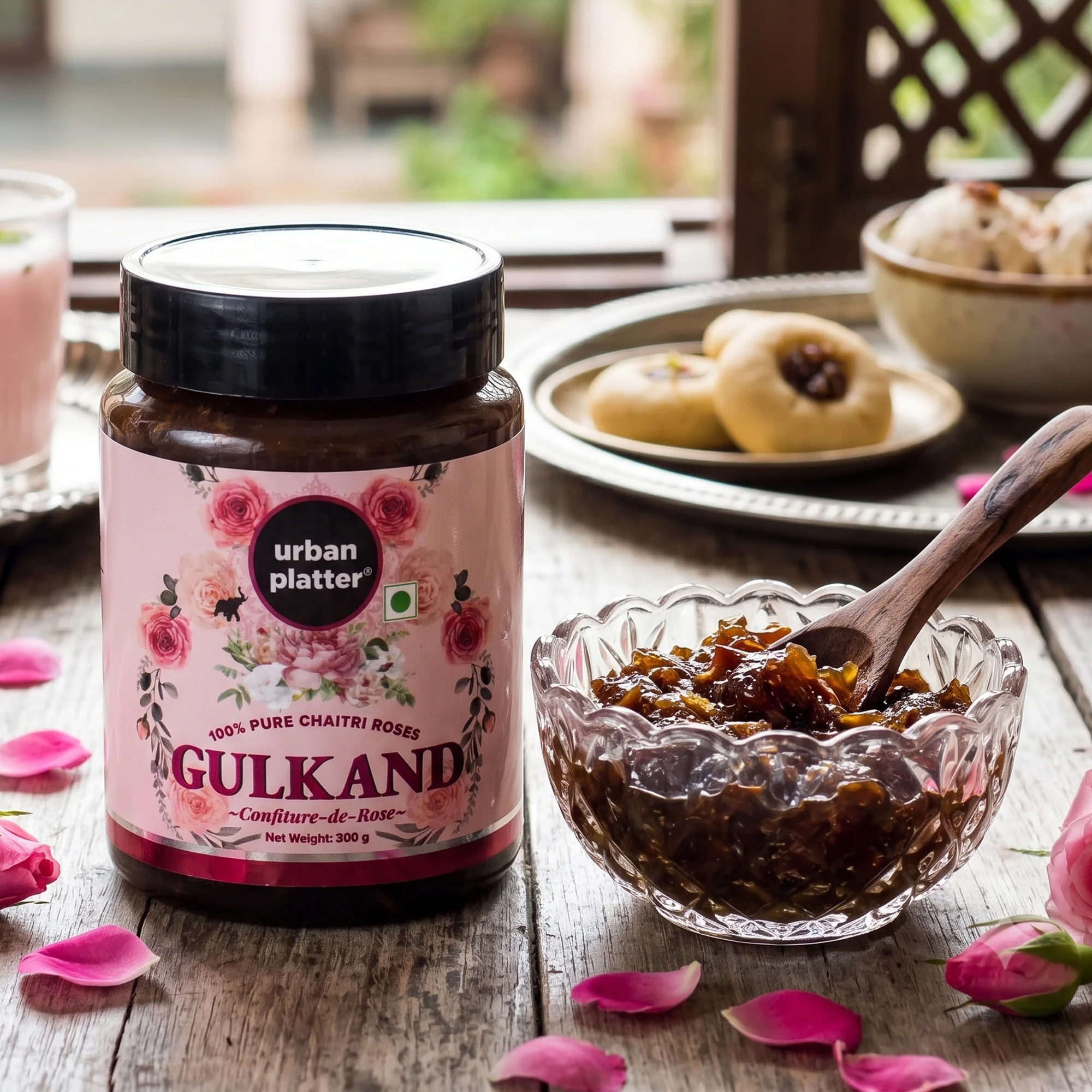 Natural Gulkand (Rose Petal Jam) [100% Natural | Sun Dried | Natures Coolant | Made from Chaitri Roses] - Image 4
