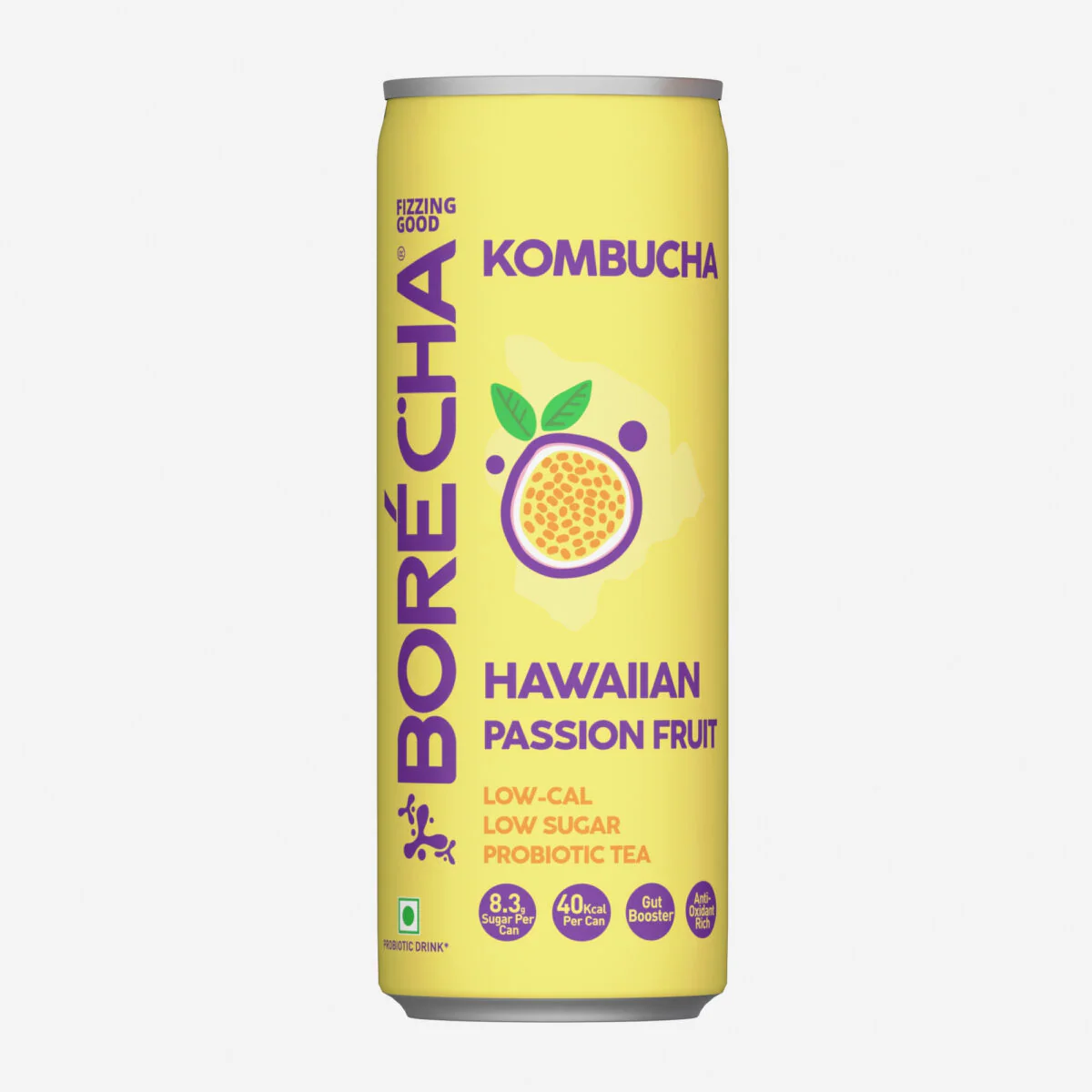 Hawaiian Passion Fruit Probiotic Kombucha, 330ml