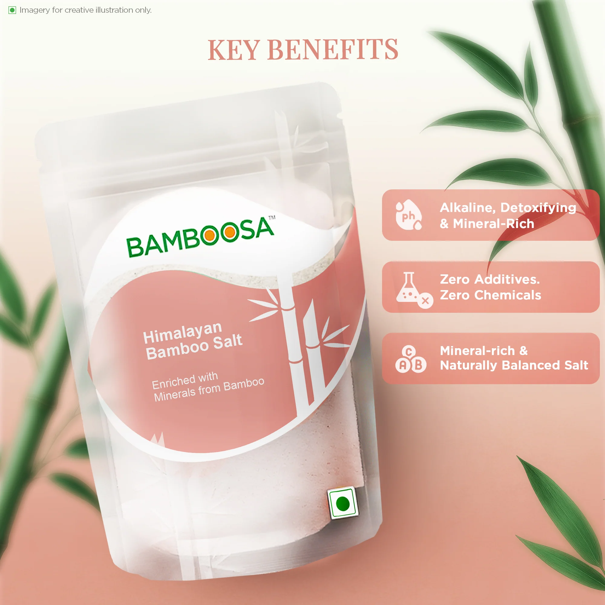 Bamboosa Himalayan Bamboo Salt, 500g (Mineral-Rich | Alkaline Salt | Cooking & Wellness) - Image 5
