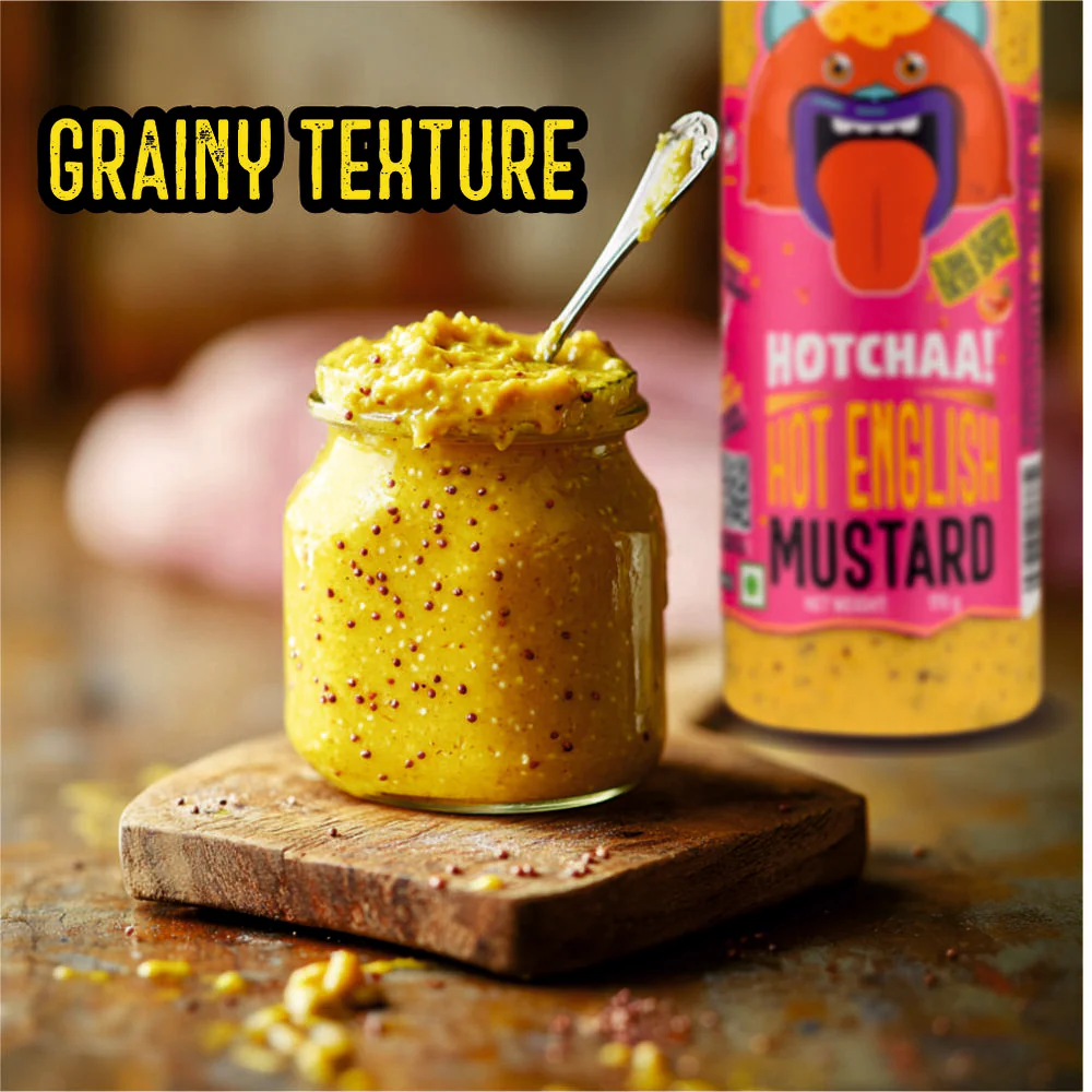 Hot English Mustard Sauce, 170g (Made with Yellow and Brown Mustard Seed, NO MSG, New Launch Desi Spice Sauce) - Image 6