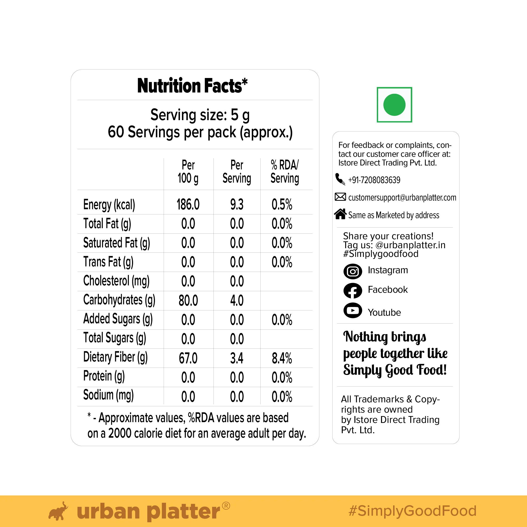 Isabgol, 150g (Whole Psyllium Husk, Rich in Dietary Fiber, Supports Digestive Health, Nature's Soluble Fiber) - Image 9