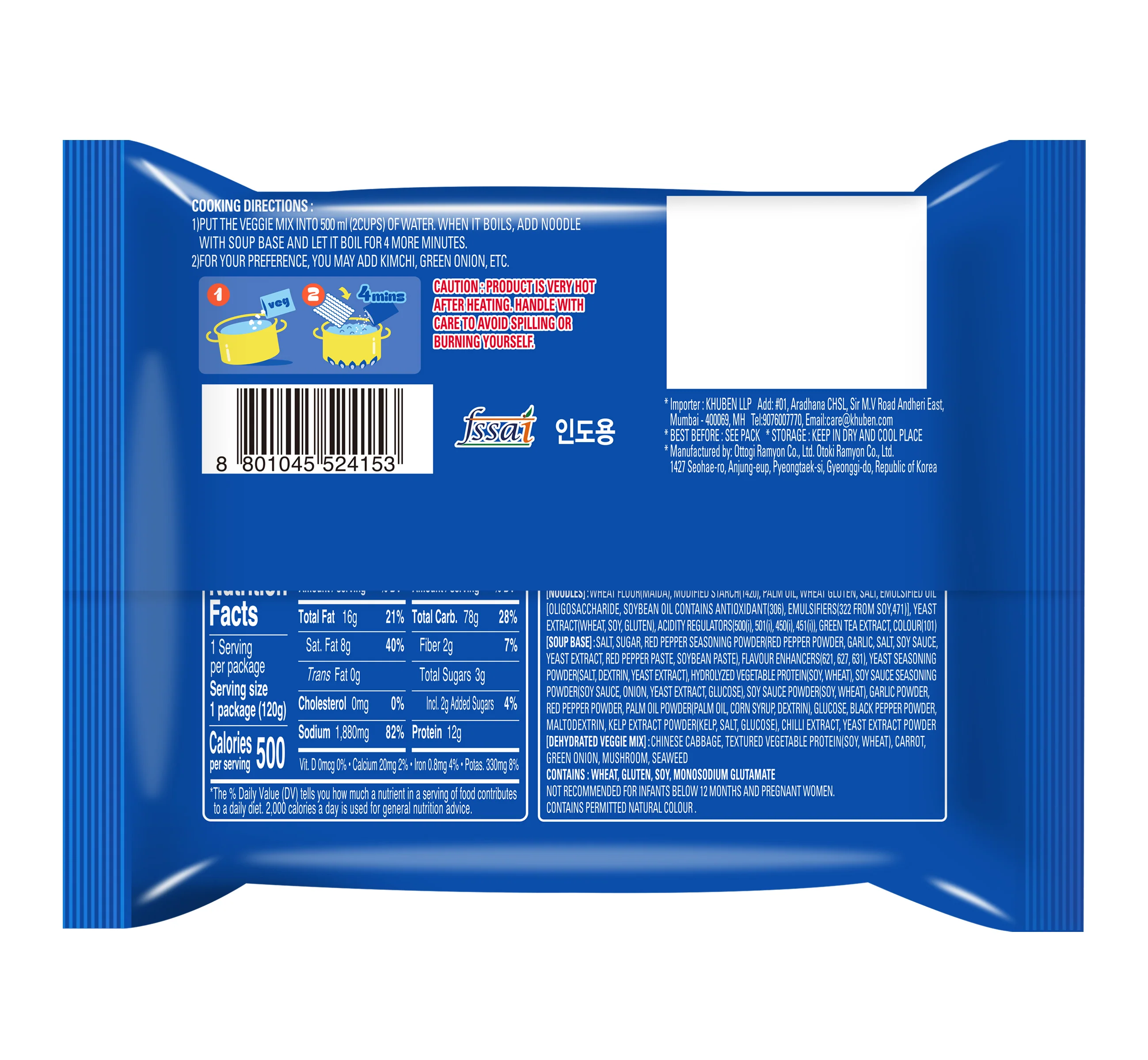 Jin Ramen Mild, 120g - Image 2