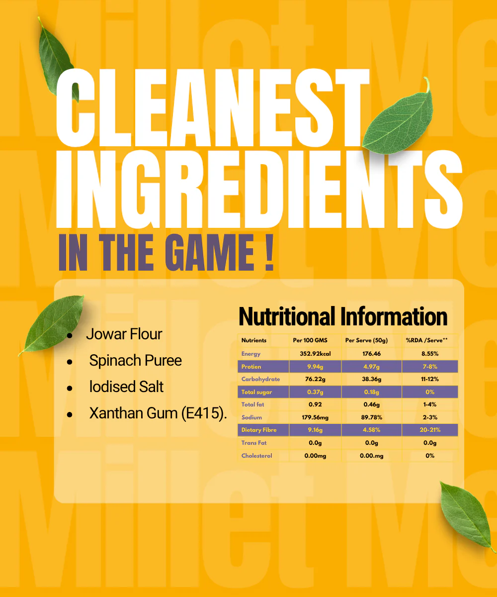 Jowar Spinach Fettucine, 220g (Wholesome and Comforting Pasta Alternative) - Image 4