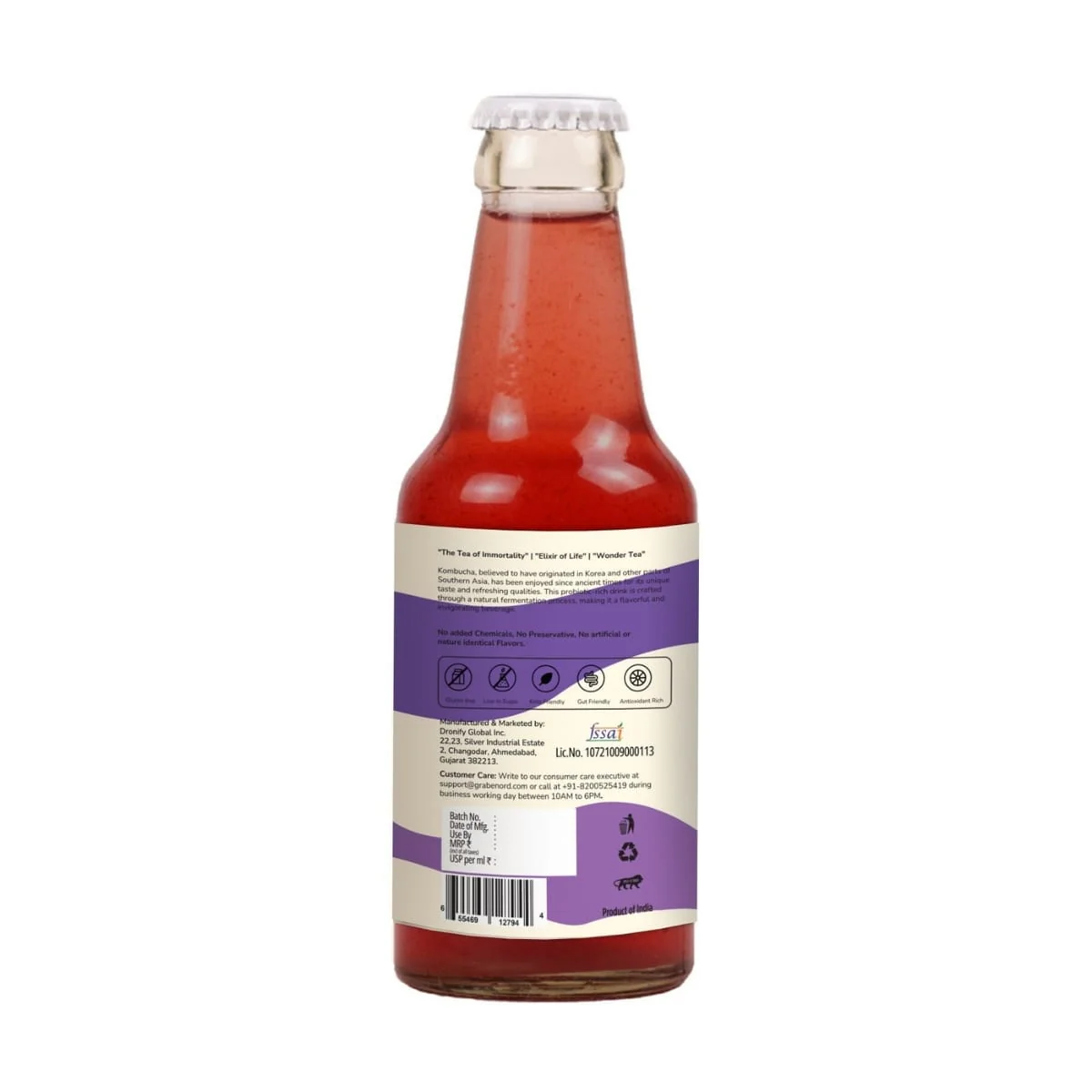 Kombucha Blueberry Lavender, 200ml - Image 4