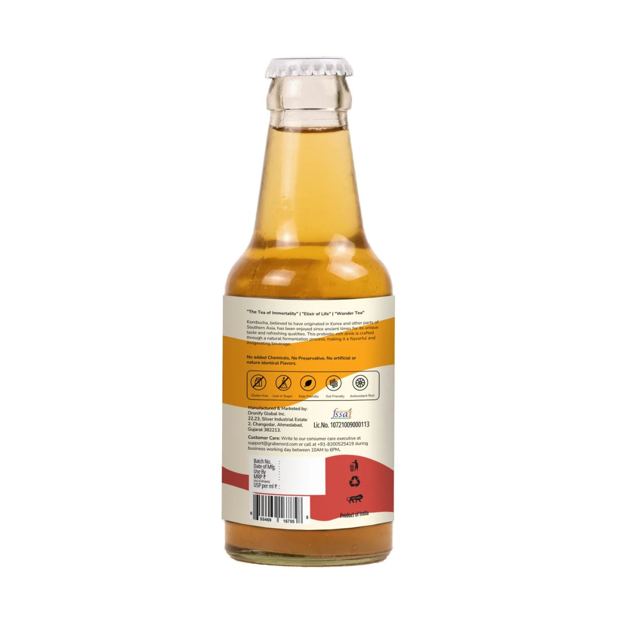 Kombucha Ginger Berry, 200ml - Image 2