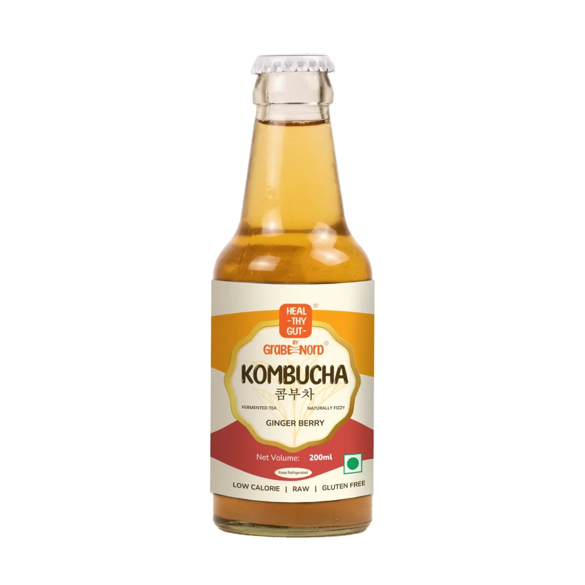 Kombucha Ginger Berry, 200ml - Image 3