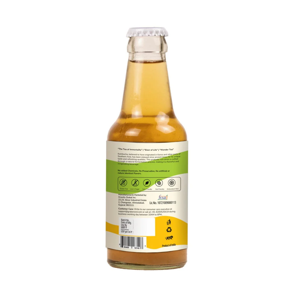 Kombucha Lemongrass Ginger, 200ml - Image 3