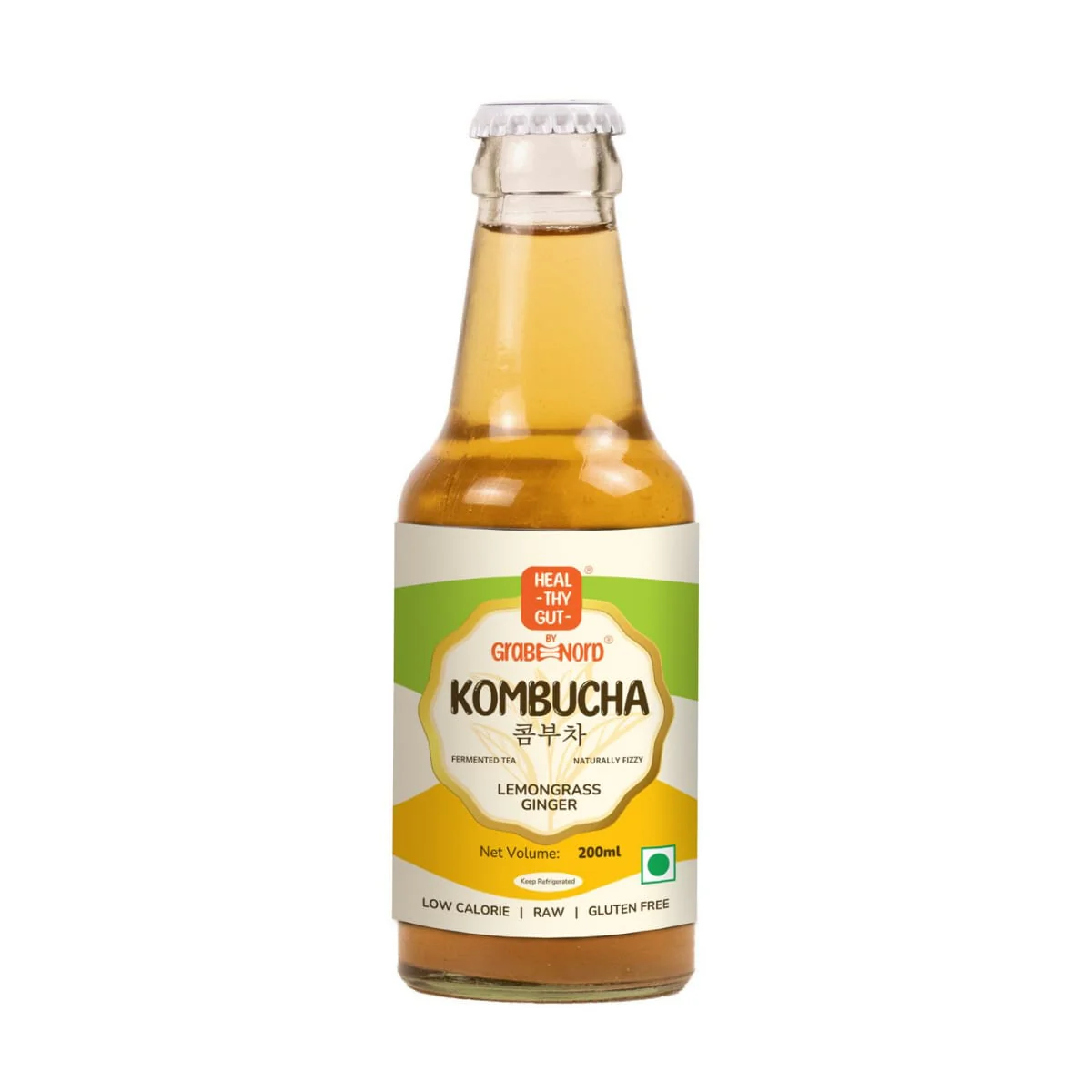 Kombucha Lemongrass Ginger, 200ml - Image 4