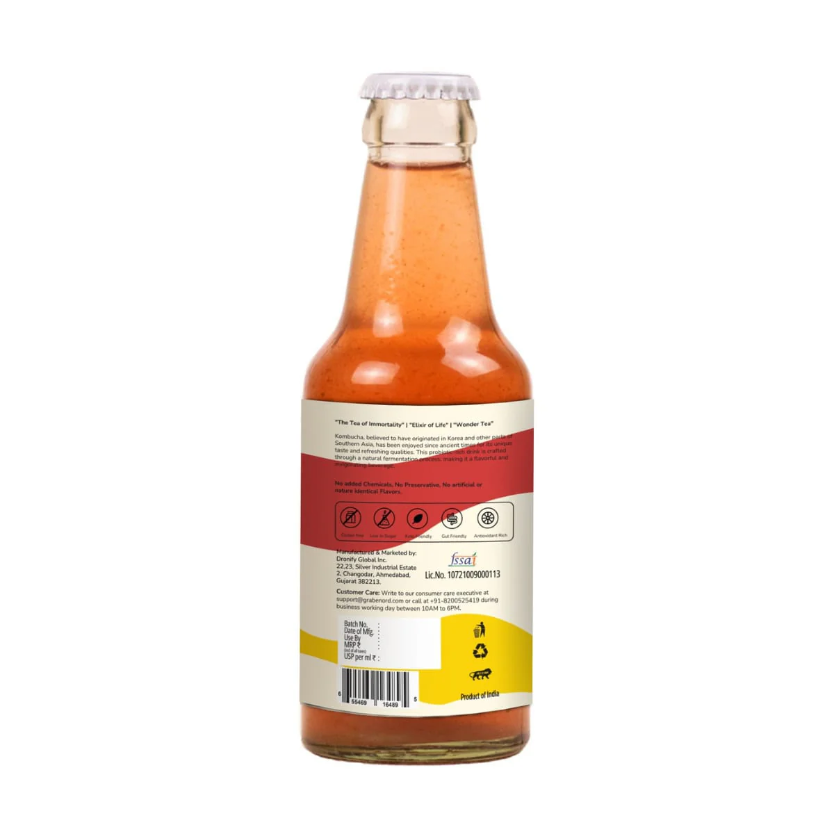 Kombucha Raspberry Chamomile, 200ml - Image 3