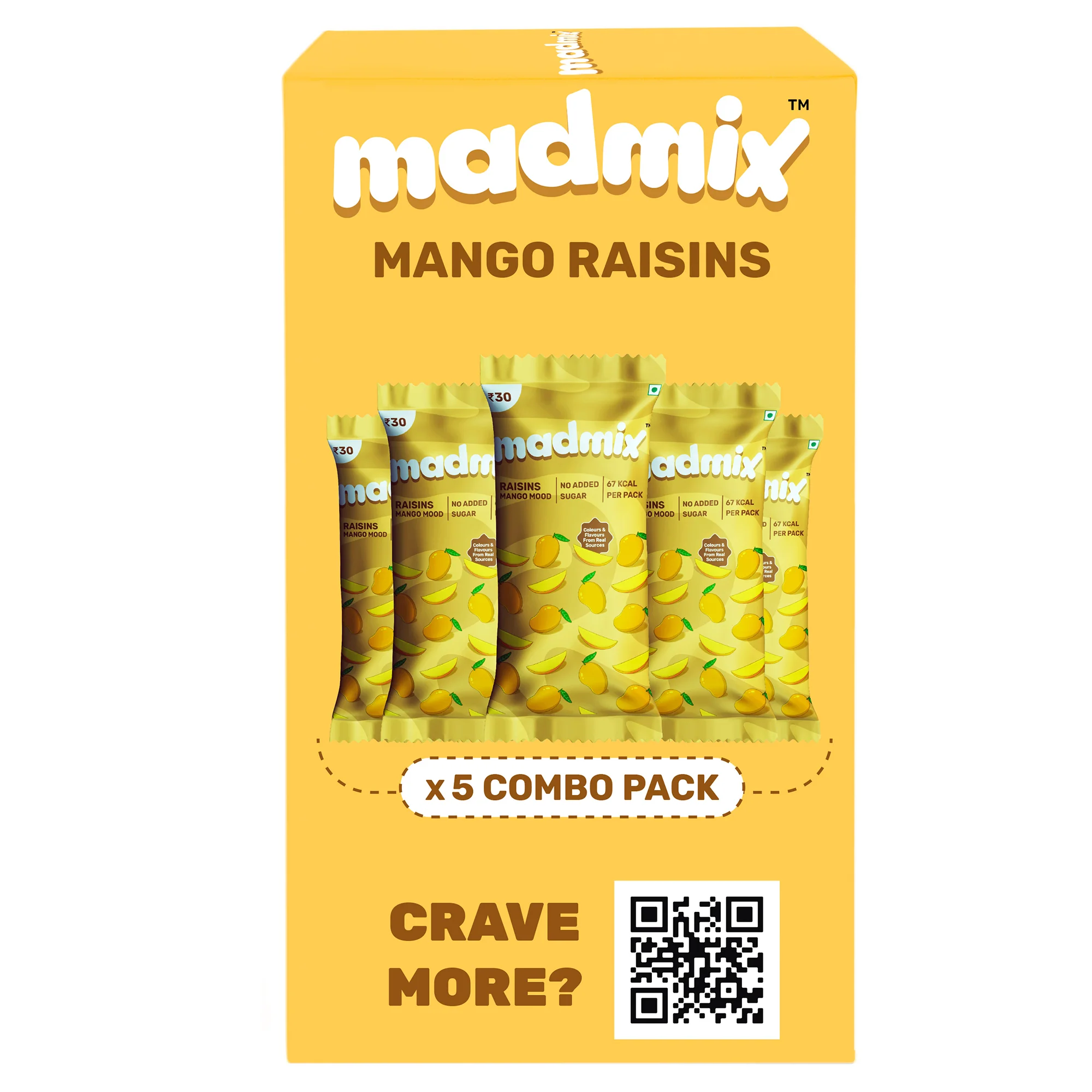 Mango Flavoured Raisins, 11g - Image 3