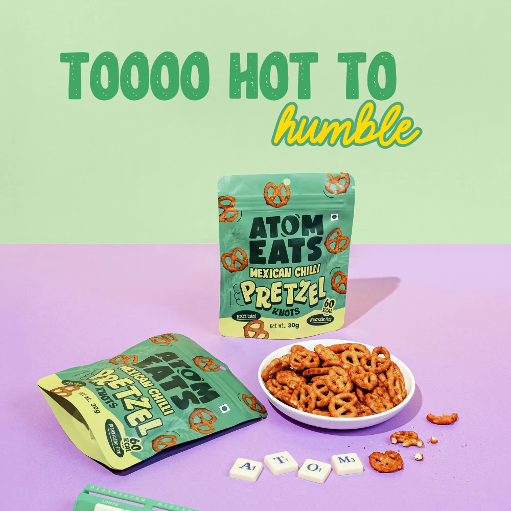 Mexican Chilli Pretzels, 30g (Baked Crunchy Snack, Spicy & Tangy Mexican Style Flavor, On-the-Go Snack) - Image 3