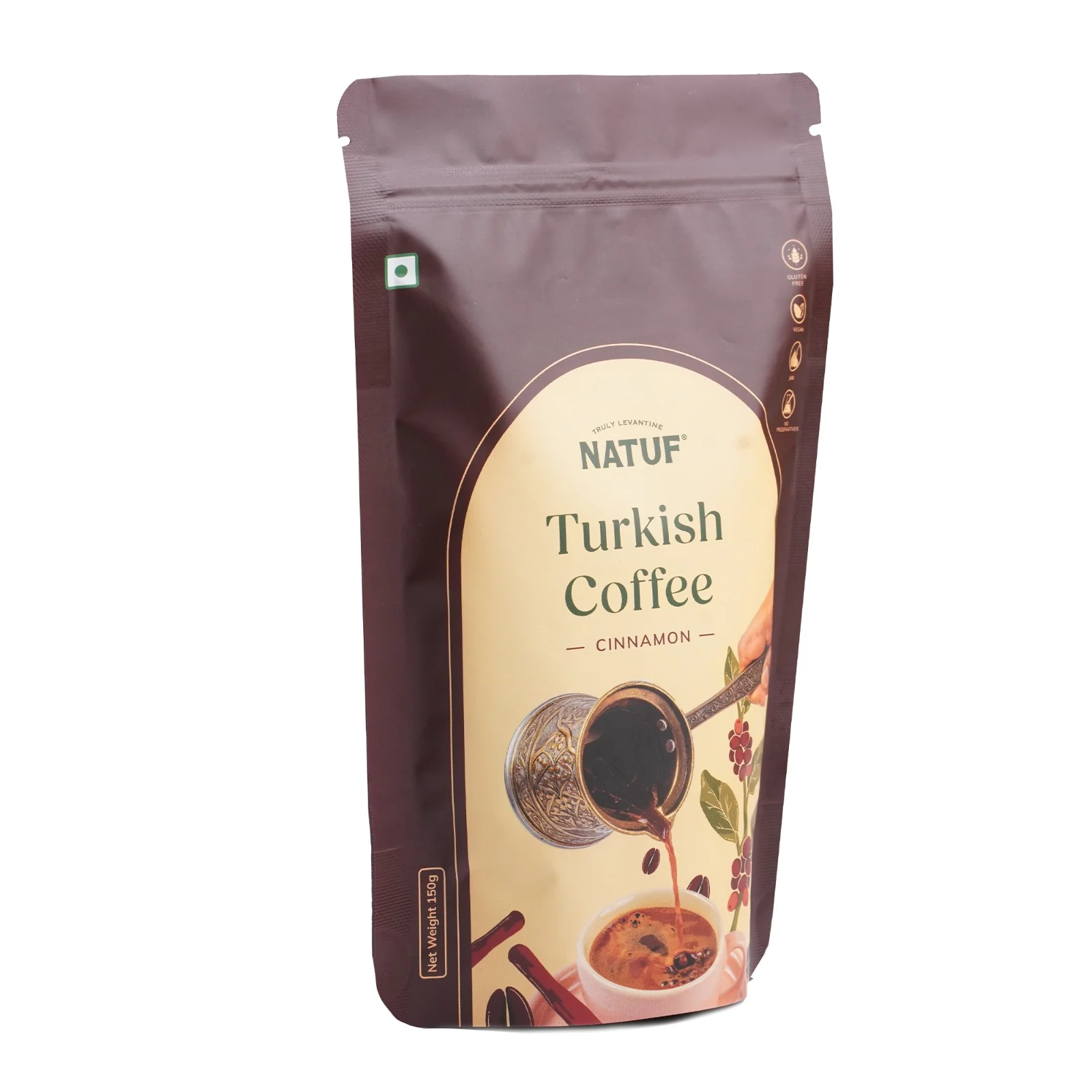 Natuf Turkish Cinnamon Coffee, 150g - Image 3