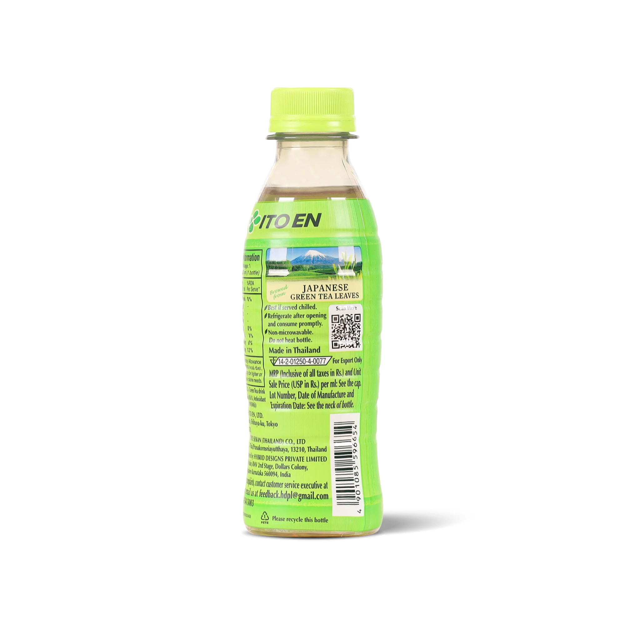 Oi Ocha Unsweetened Green Tea 200ML - Image 2