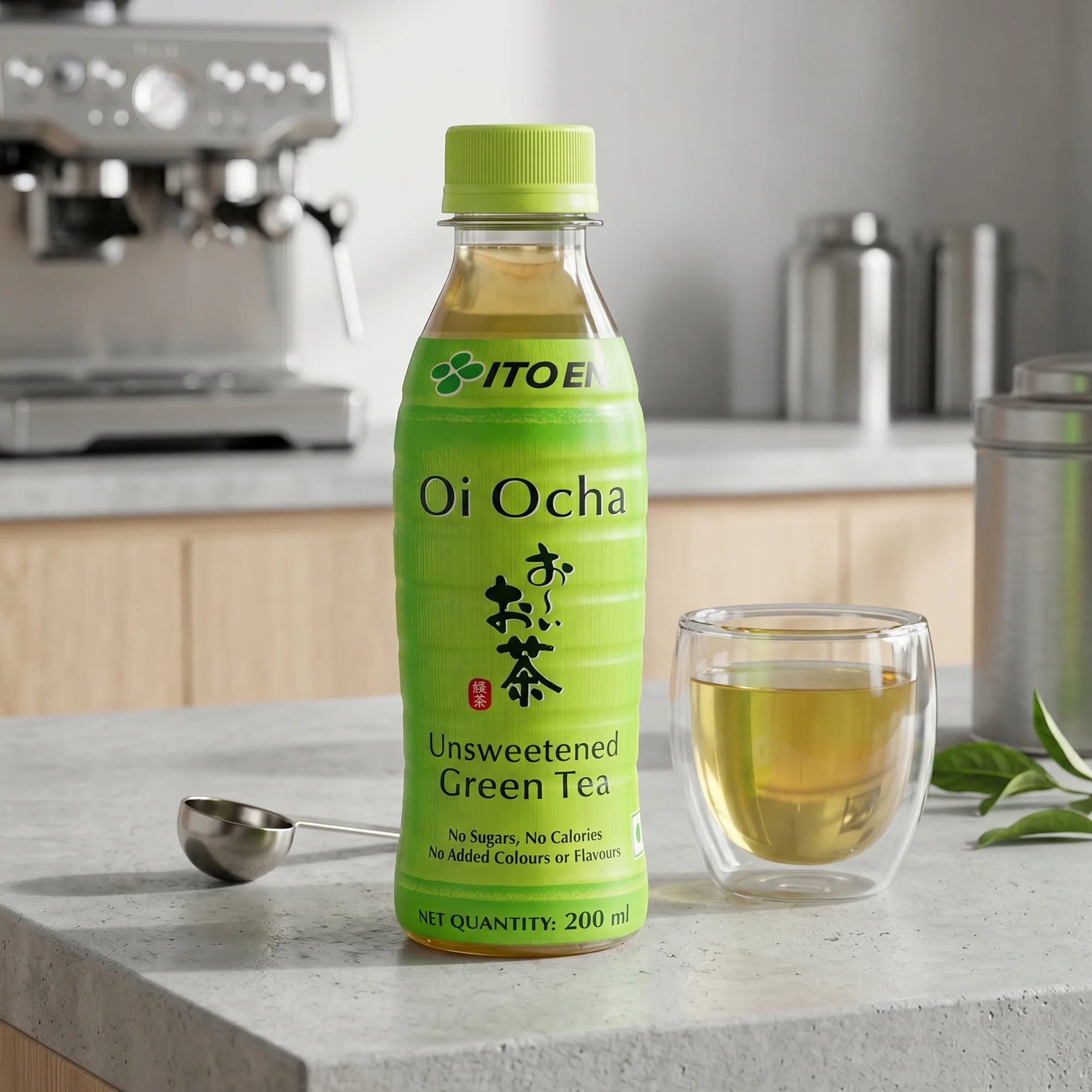 Oi Ocha Unsweetened Green Tea 200ML - Image 4