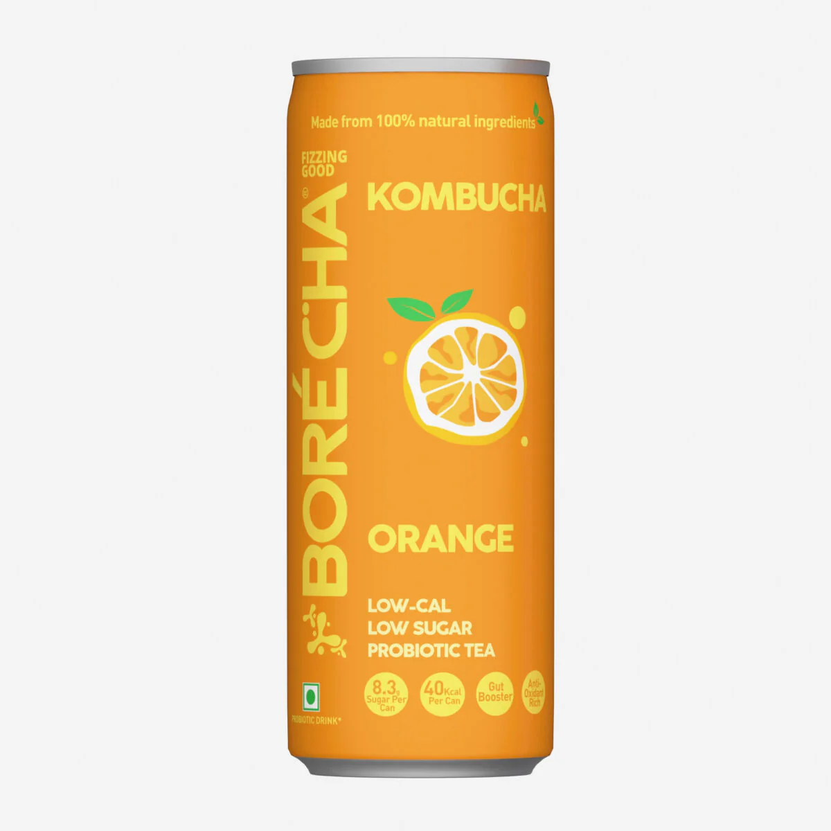 Orange Probiotic Kombucha, 330ml