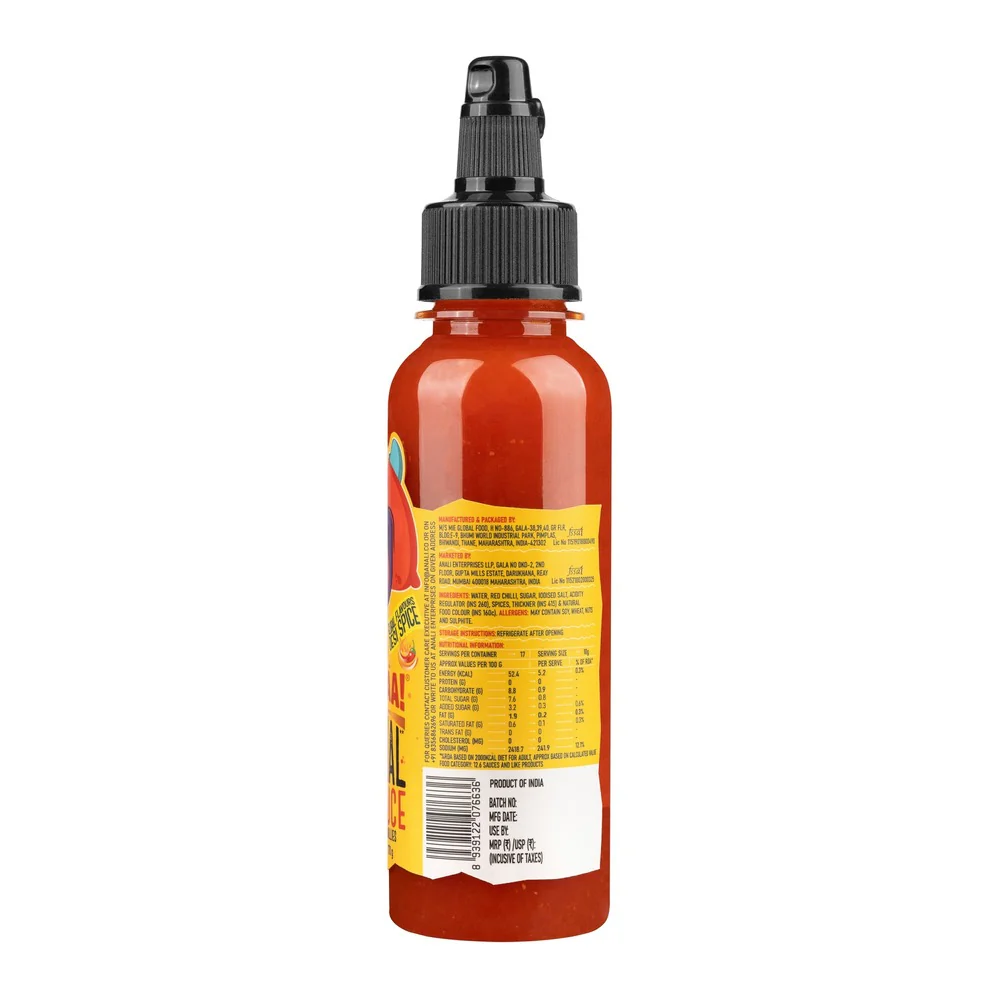 Original Hot Sauce, 170g (Made with Fermented Chillies, NO MSG, is Light, Pungent, Sharp, Spicy & Flavourful ) - Image 3