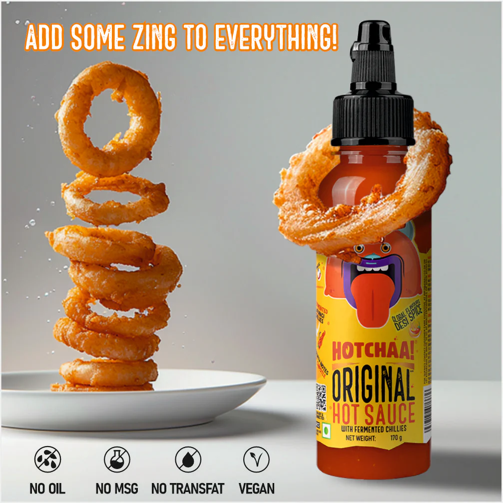 Original Hot Sauce, 170g (Made with Fermented Chillies, NO MSG, is Light, Pungent, Sharp, Spicy & Flavourful ) - Image 6