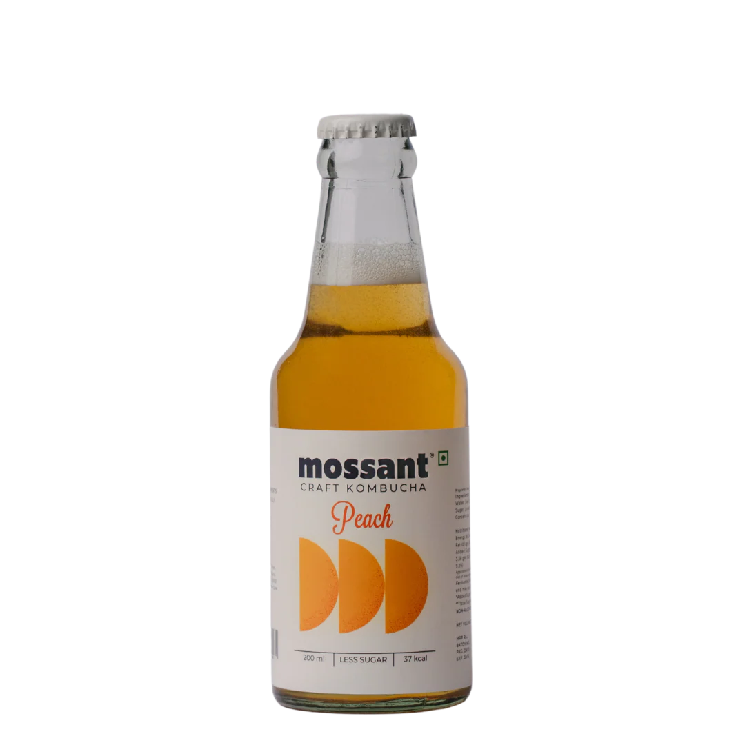 Peach Kombucha, 200ml - Image 2