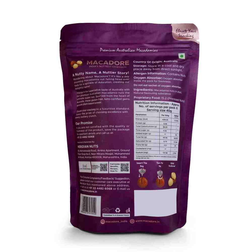 Pure Australian Vanilla Macadamia Nuts, 200g - Image 2