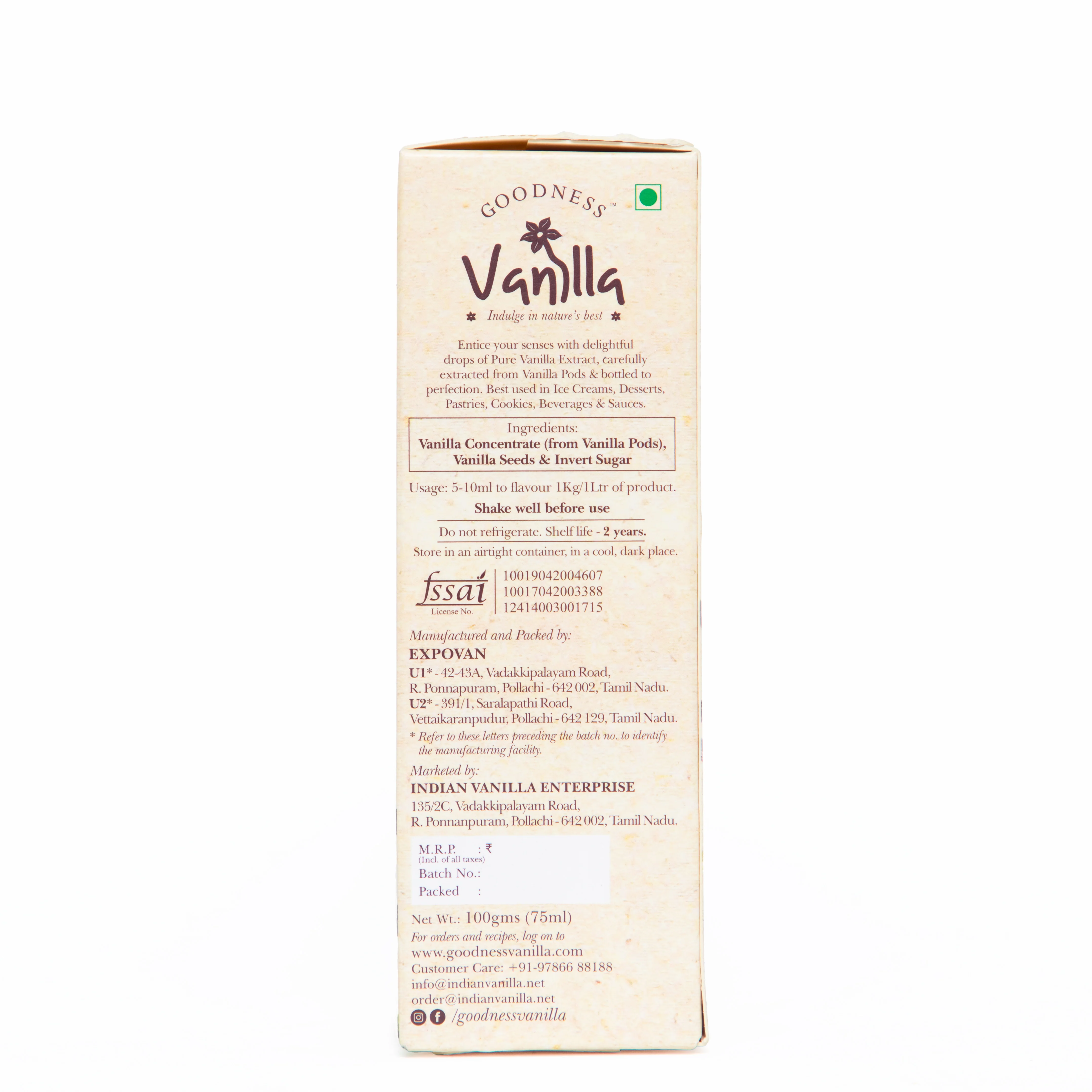 Pure Extract with Vanilla Seeds, 100gm - Image 3