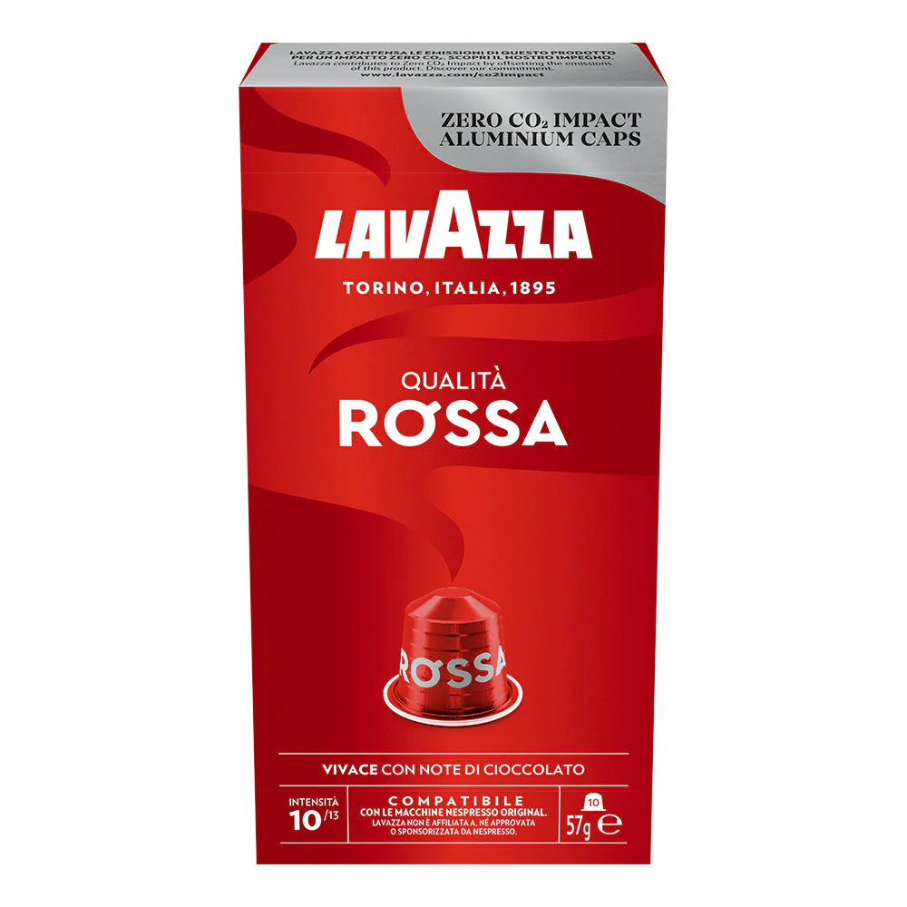 Qualità Rossa | Nespresso Compatible Aluminium Capsules | Pack of 10 | Intensity 10 | 57g - Image 2