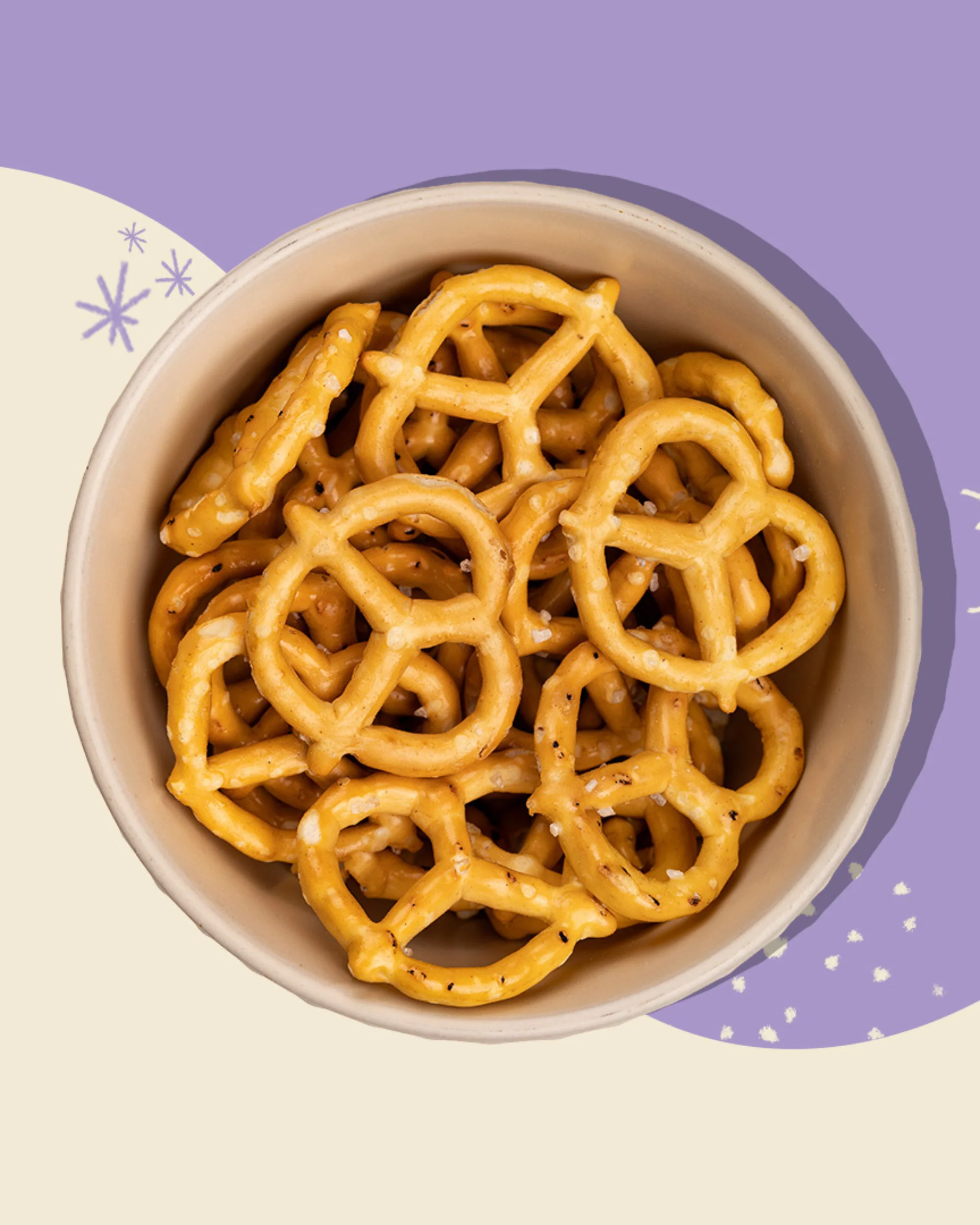 Salted Large Pretzel Knots, 60g (Baked Pretzels, Crunchy & Filling Snack, Classic Salted Flavor) - Image 5