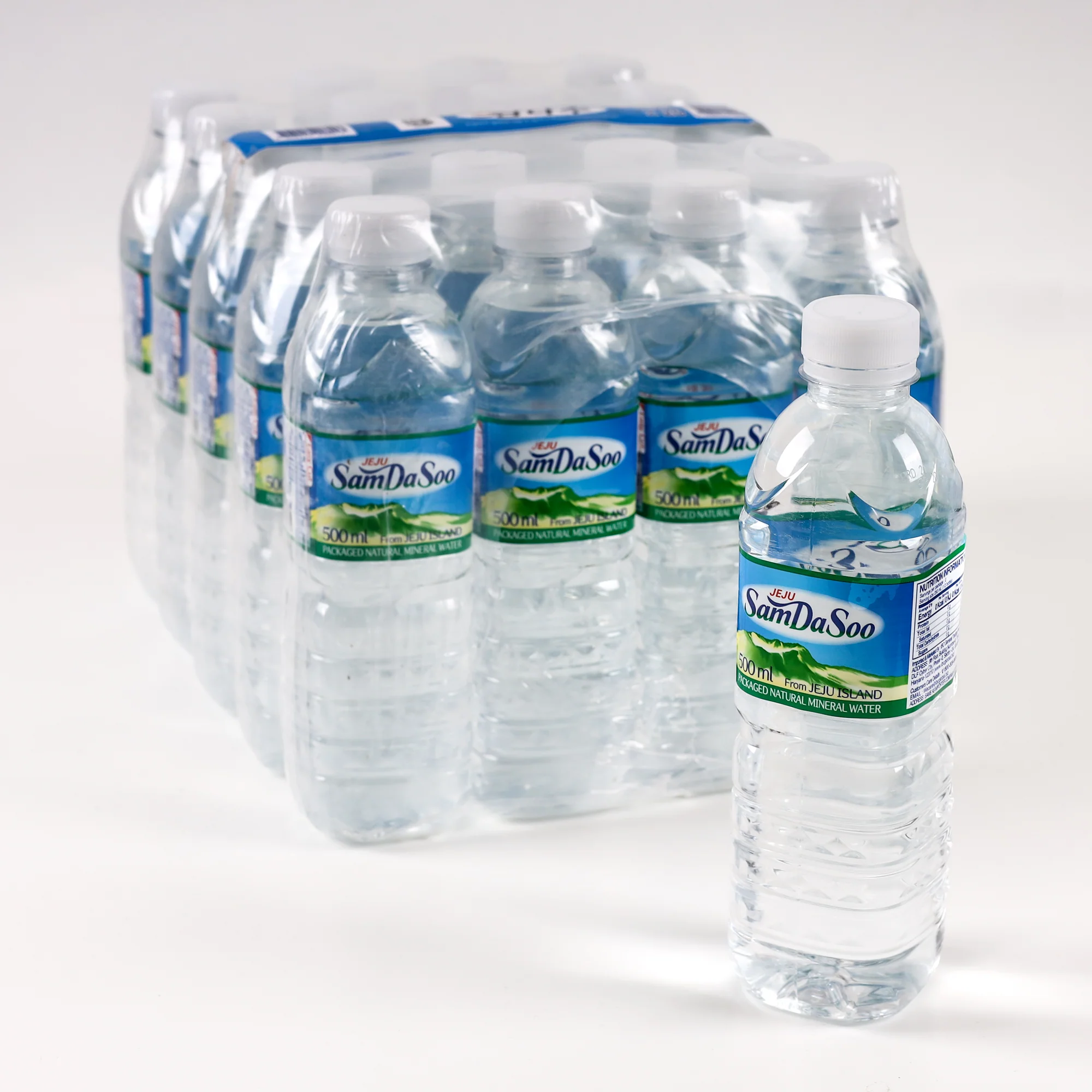 Sam Da Soo Natural Mineral Jeju Water, 500ml (Pack of 20) (Packaged in Jeju Island, Koreas Favorite Bottled Spring Water, Best for Coffee and Green Tea) (Product of Korea) - Image 4