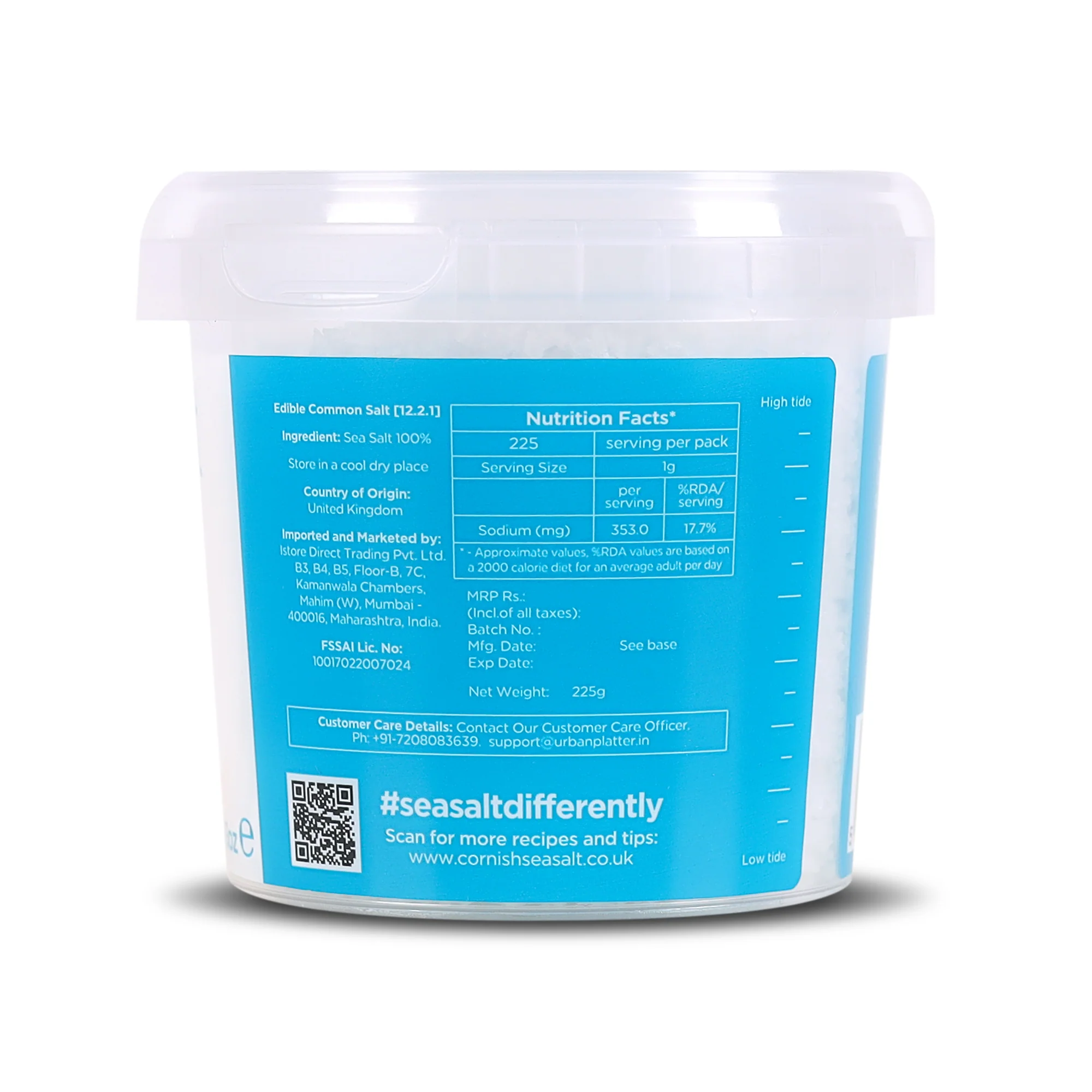 Sea Salt Crystals, 225g, (Hand-Harvested Premium Pyramid Salt from Cornwall, Perfect Finishing Touch for Salads & Gourmet Cooking) - Image 3