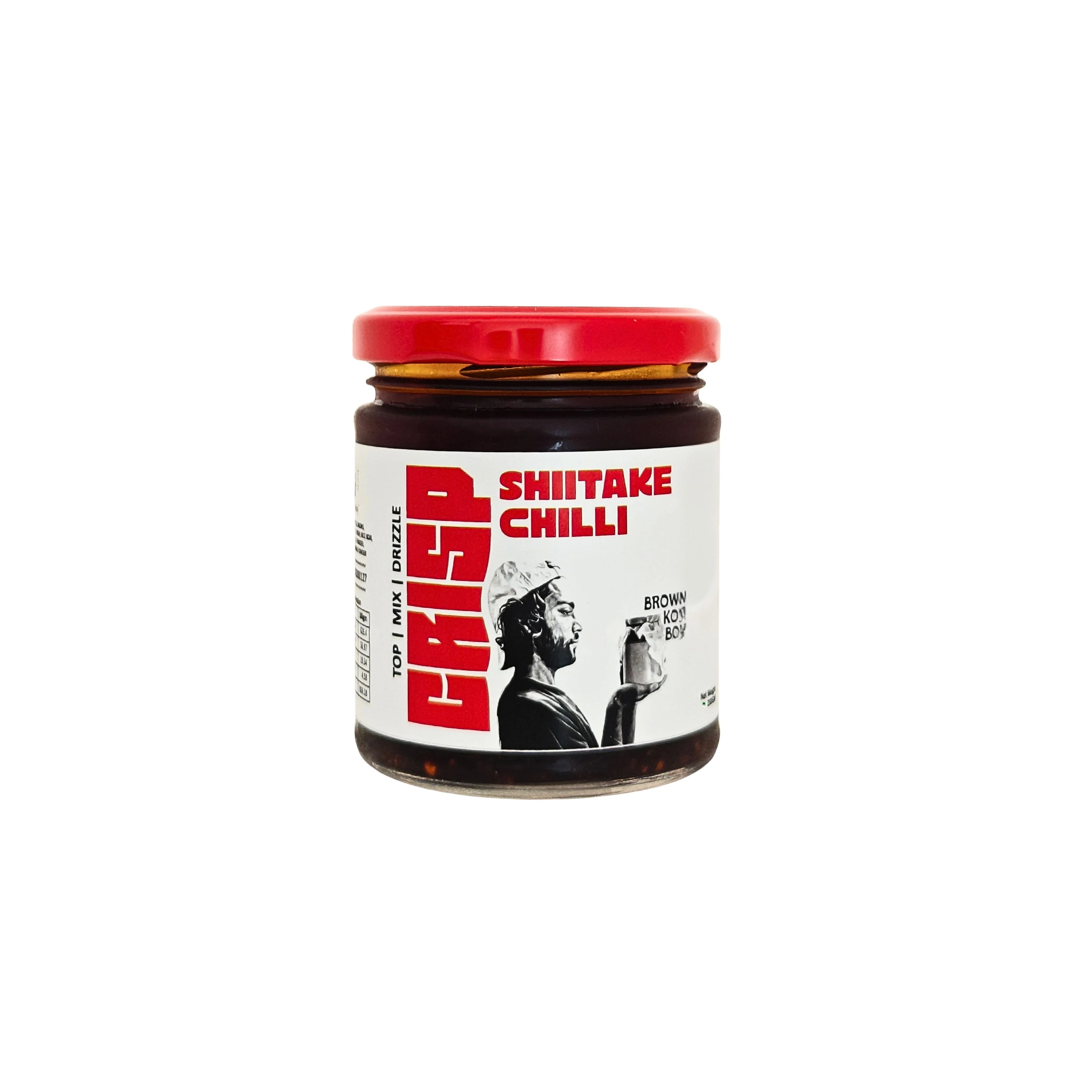 Shiitake Chilli Crisp, 200g (Earthy, Savory, Crispy Heat)